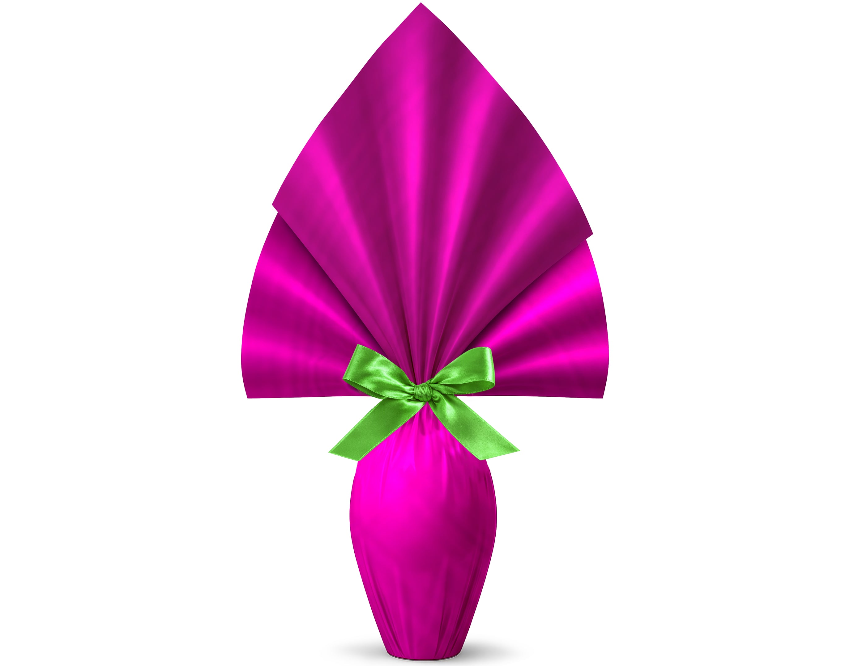 INCARTO PER UOVA DI PASQUA PPL 110X110 METALLIZZATO TINTA UNITA FUCSIA