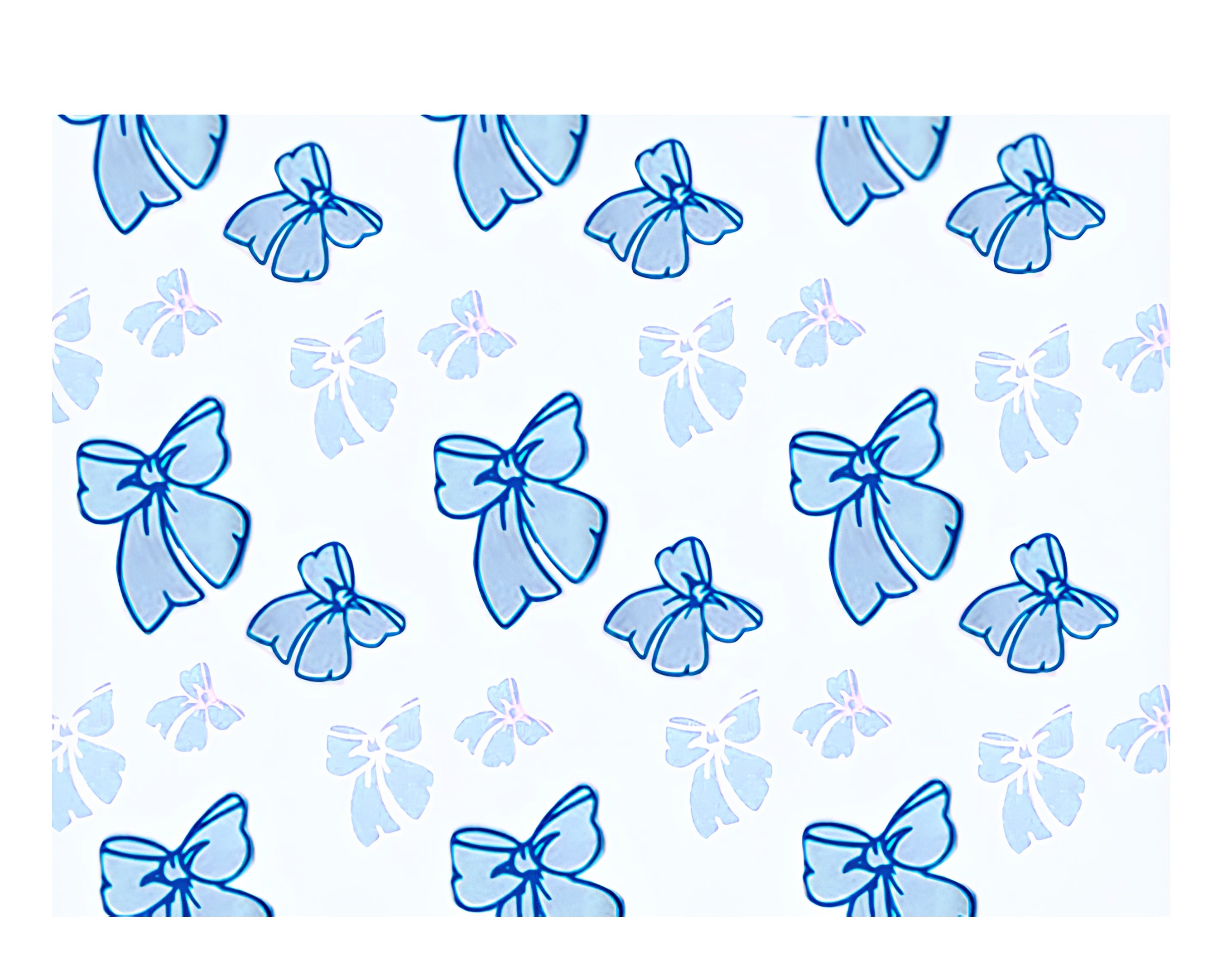 INCARTO PPL 100X100 TRASPARENTE FIOCCO AZZURRO