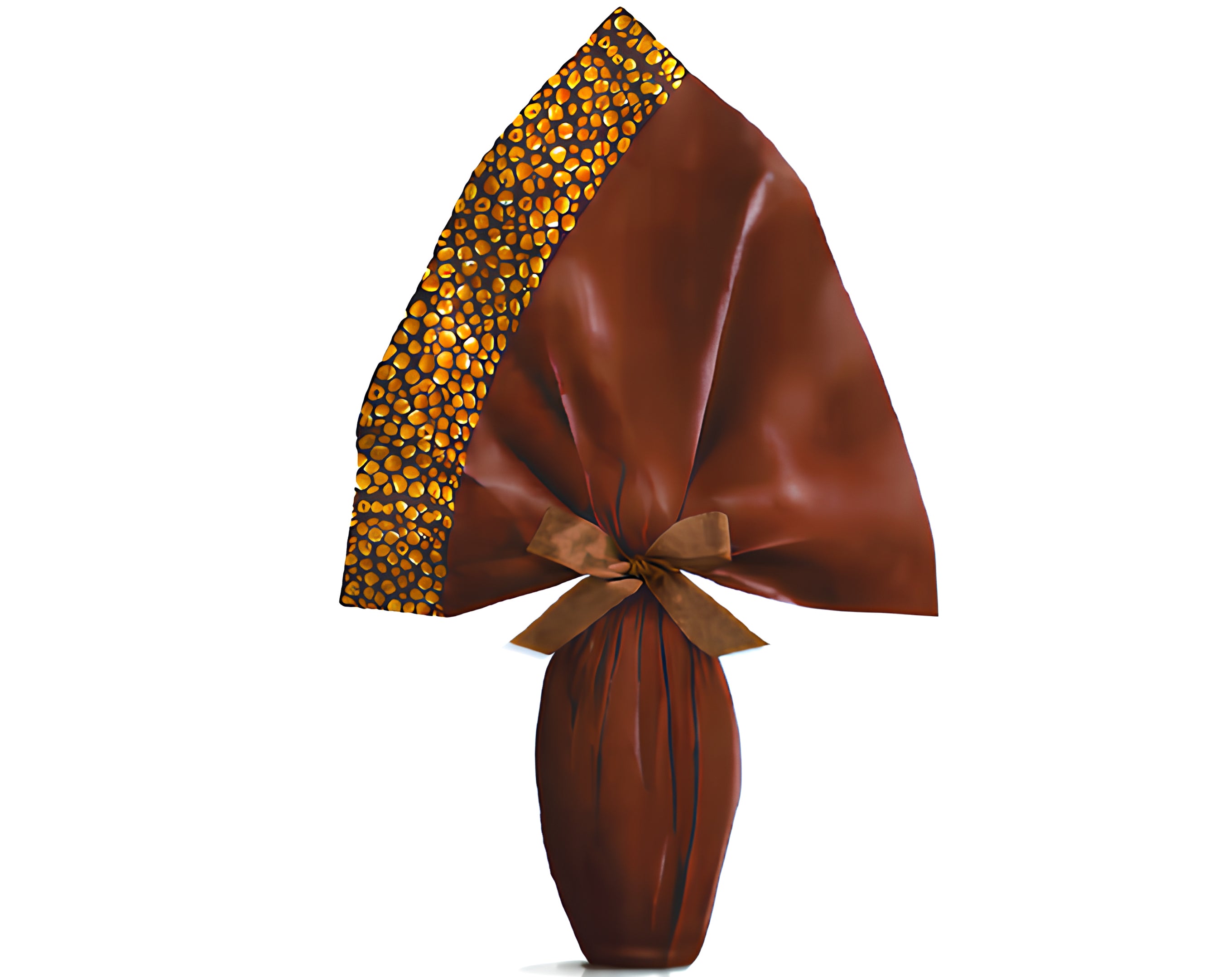 INCARTO PPL 100X100 METALLIZZATO NOCCIOLATO MARRONE