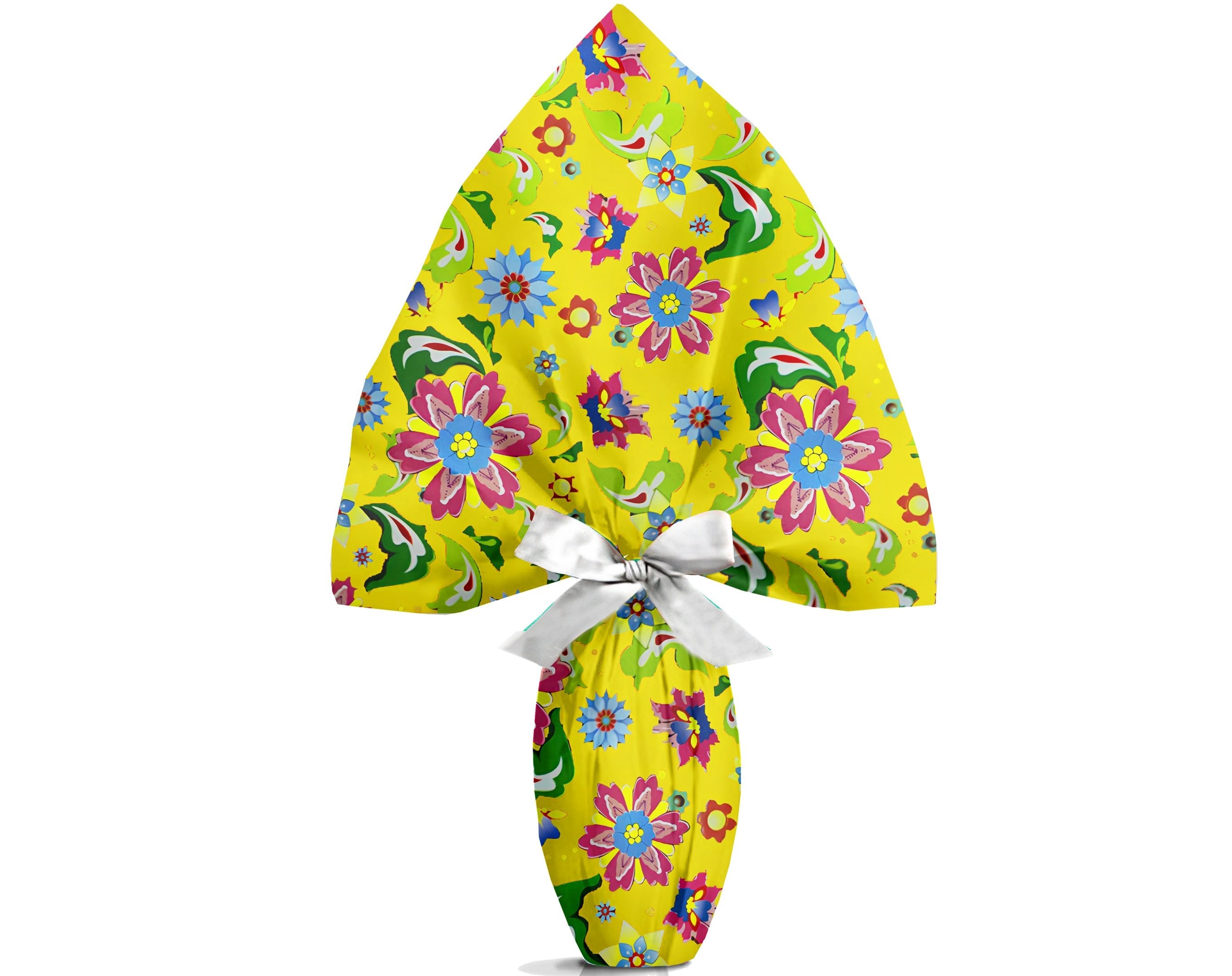 INCARTO PPL 100X100 METALLIZZATO ROSSELLA GIALLO | Incarto PPL per uova di Pasqua al cioccolato DAGERAF