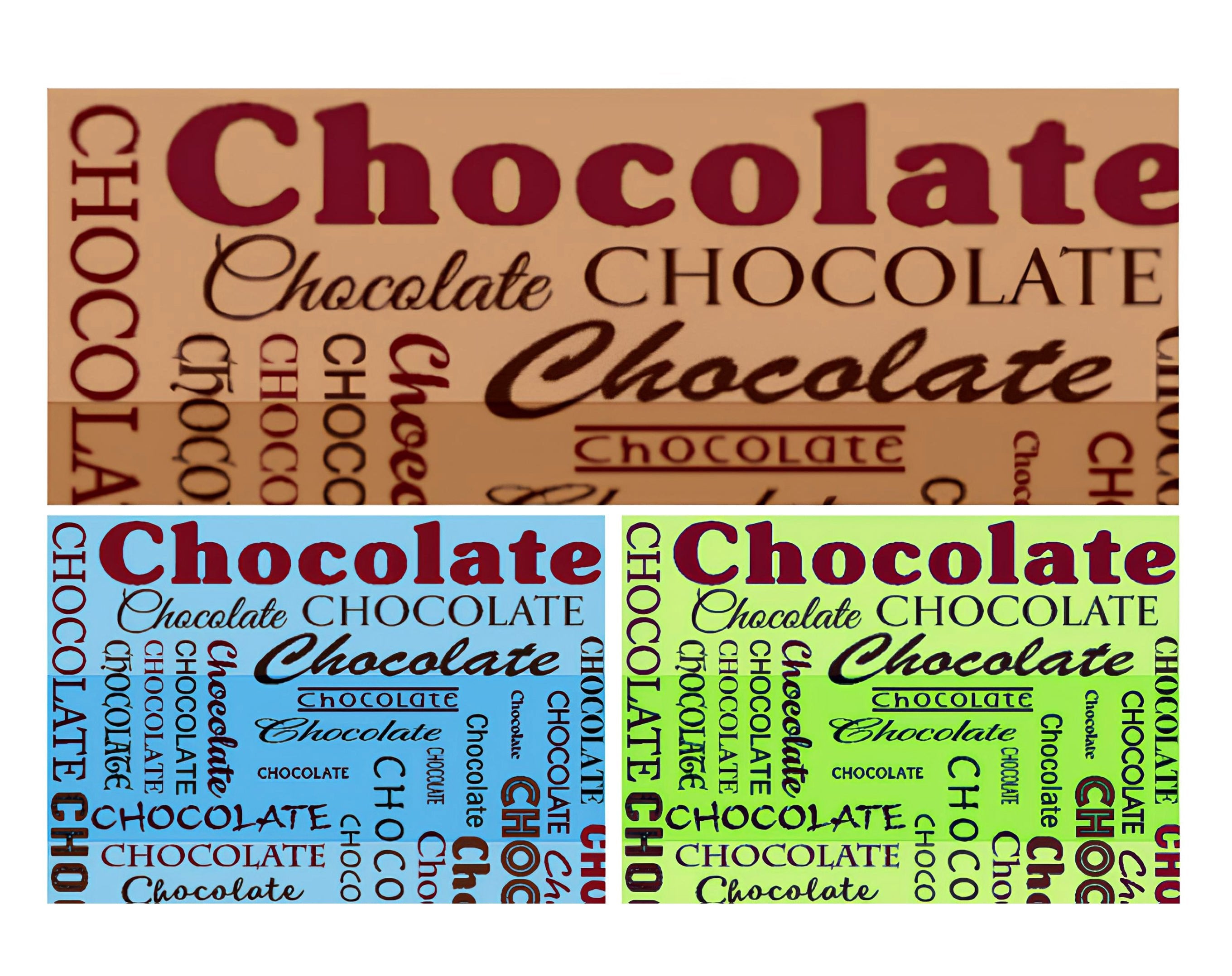 INCARTO PPL 110X110 METALLIZZATO 3 COLORI ASSORTITI CHOCOLATE | Incarto PPL per uova di Pasqua al cioccolato DAGERAF