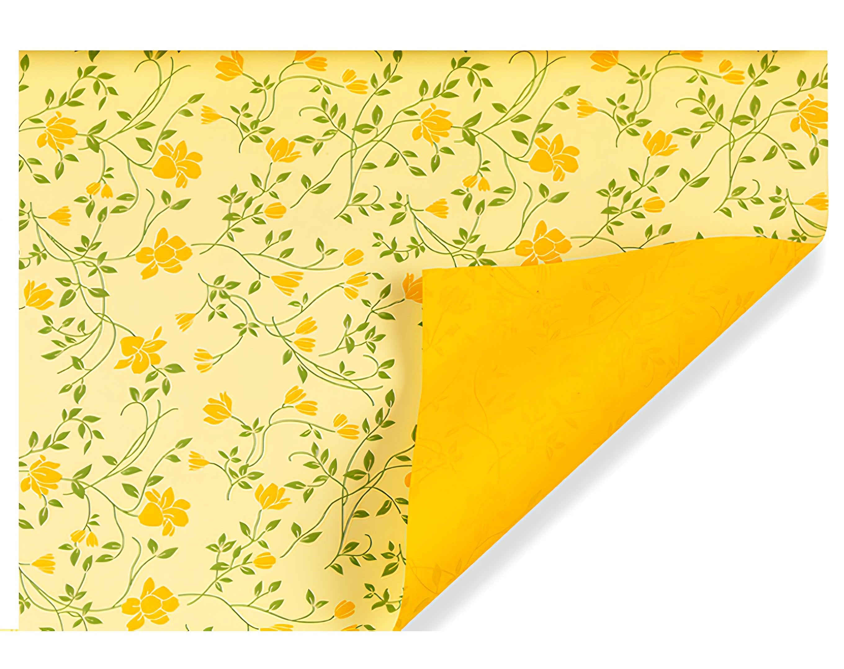 INCARTO PPL 100X100 LUSSO BICOLORE MIDORY GIALLO | Incarto PPL per uova di Pasqua al cioccolato DAGERAF