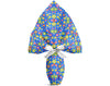 INCARTO PPL 140X140 METALLIZZATO TREMITI BLU | Incarto PPL per uova di Pasqua al cioccolato DAGERAF