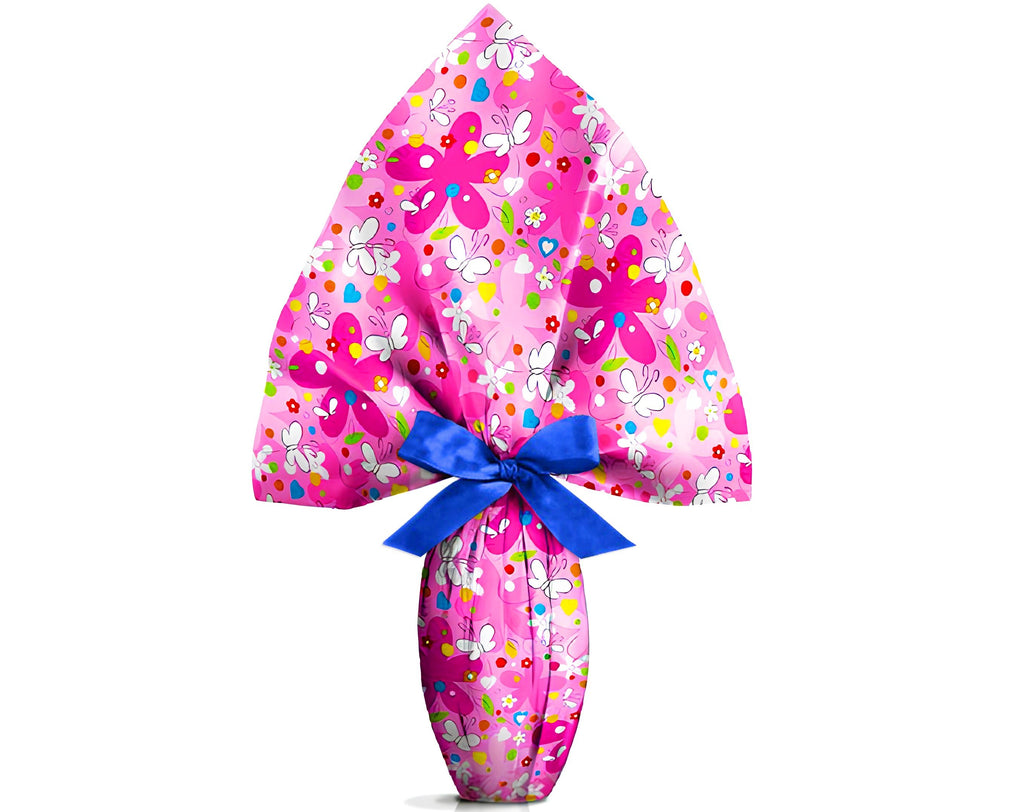 INCARTO PPL 160X160 METALLIZZATO GAVI ROSA | Incarto PPL per uova di Pasqua al cioccolato DAGERAF