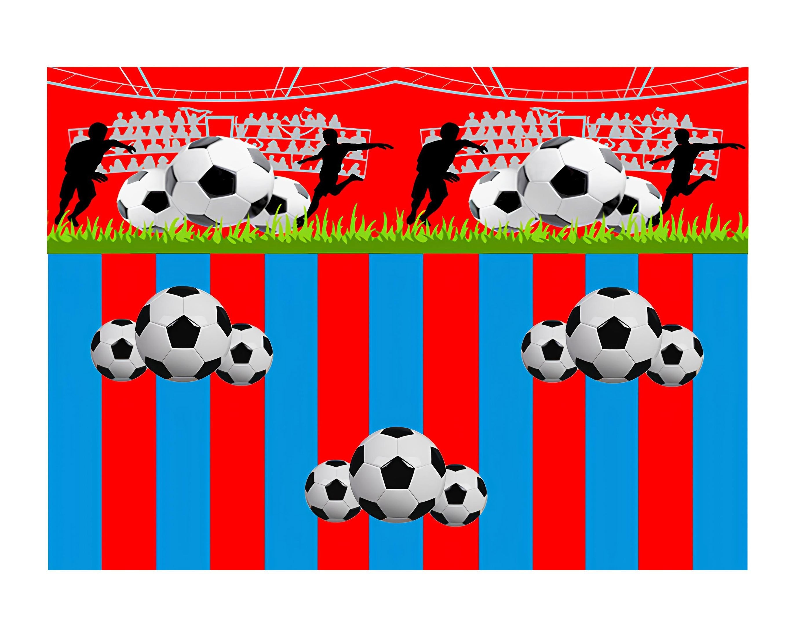 INCARTO PPL 090X090 TIFOSO ROSSO BLU CON PALLONE | Incarto PPL per uova di Pasqua al cioccolato DAGERAF