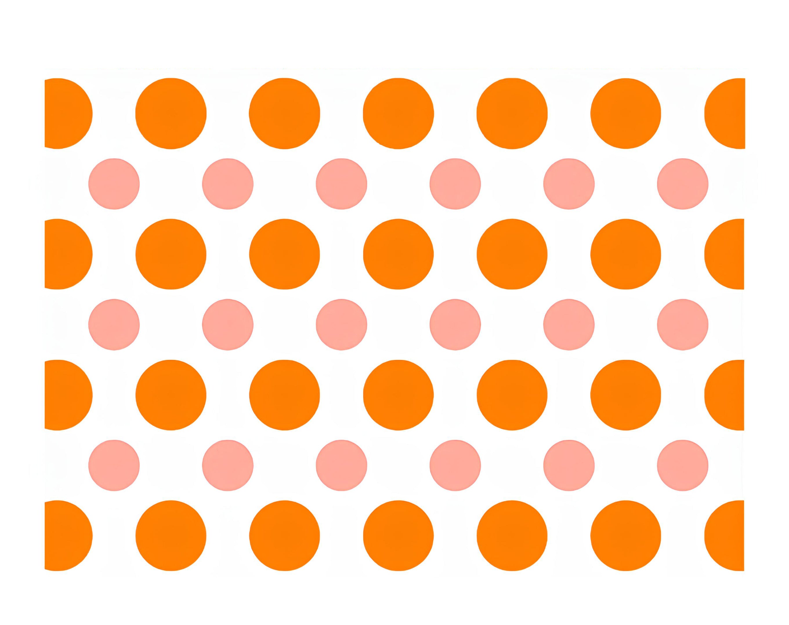 INCARTO PER UOVA DI PASQUA PPL 100X100 PERLATO POIS ARANCIO