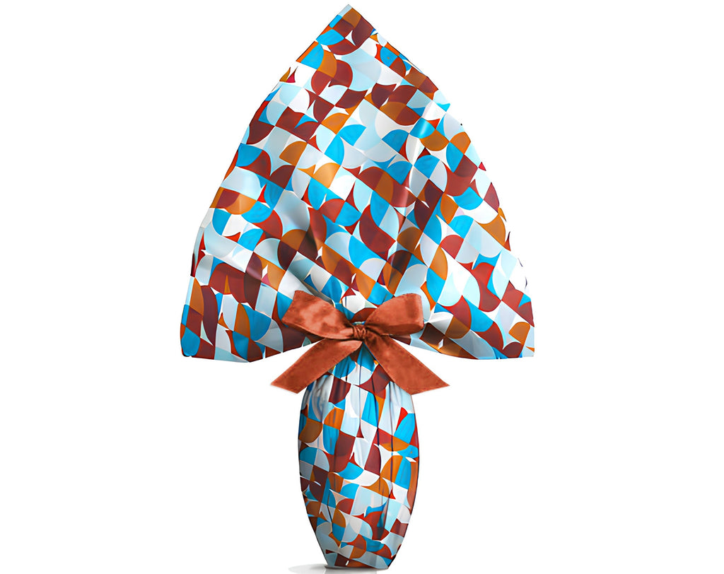 INCARTO PPL 140X140 METALLIZZATO SESIA AZZURRO | Incarto PPL per uova di Pasqua al cioccolato DAGERAF