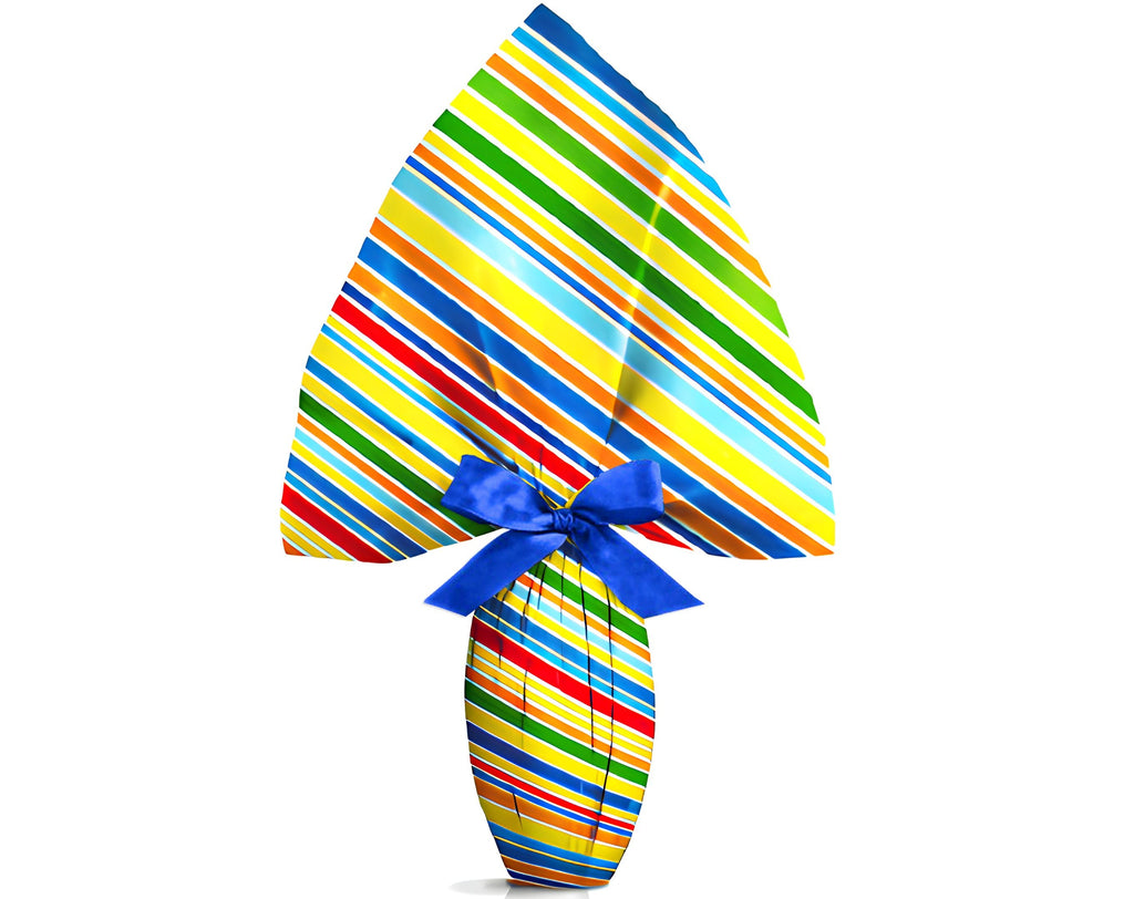 INCARTO PPL 160X160 METALLIZZATO GABICCE GIALLO | Incarto PPL per uova di Pasqua al cioccolato DAGERAF