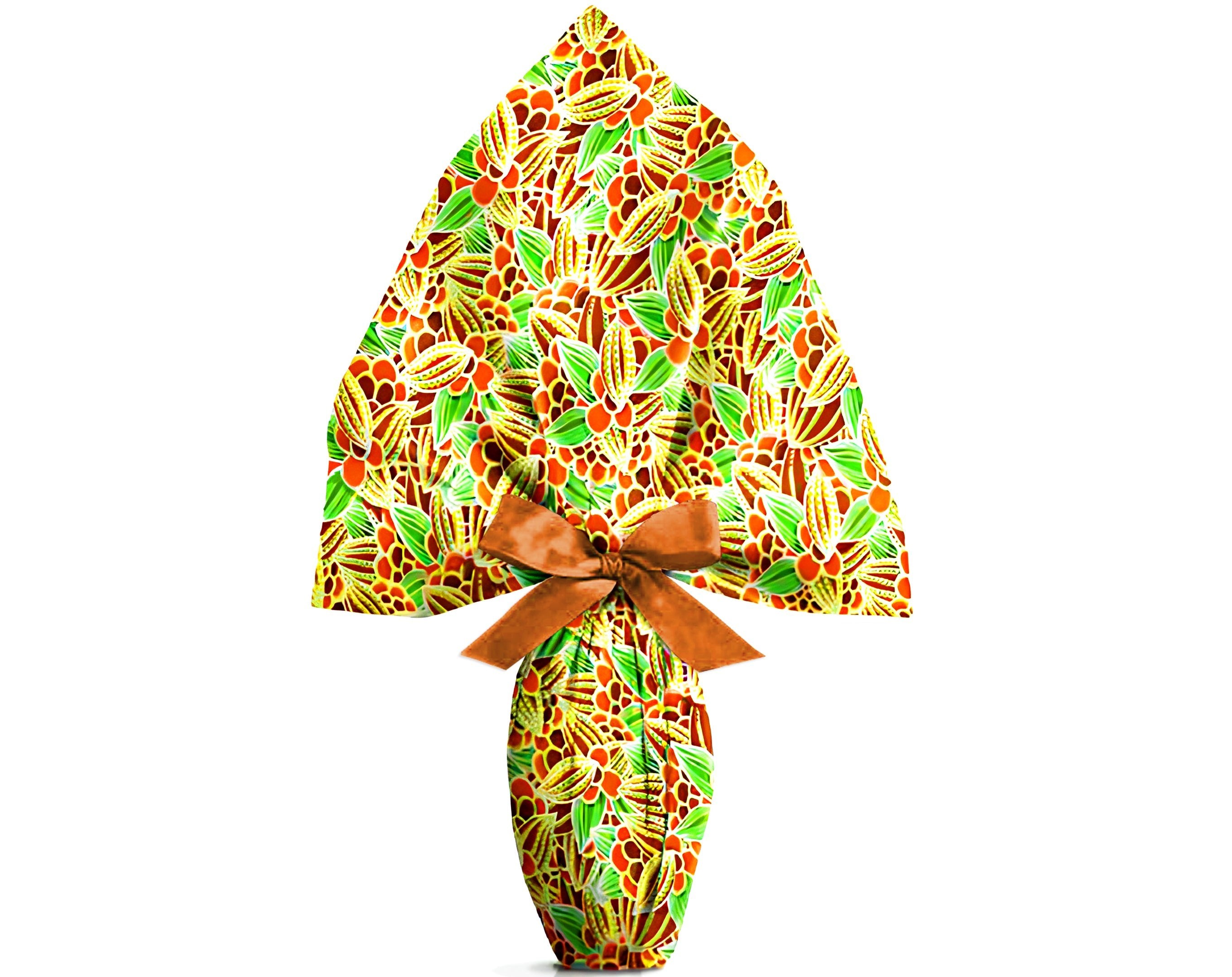 INCARTO PPL 220X220 METALLIZZATO RENO MARRONE | Incarto PPL per uova di Pasqua al cioccolato DAGERAF