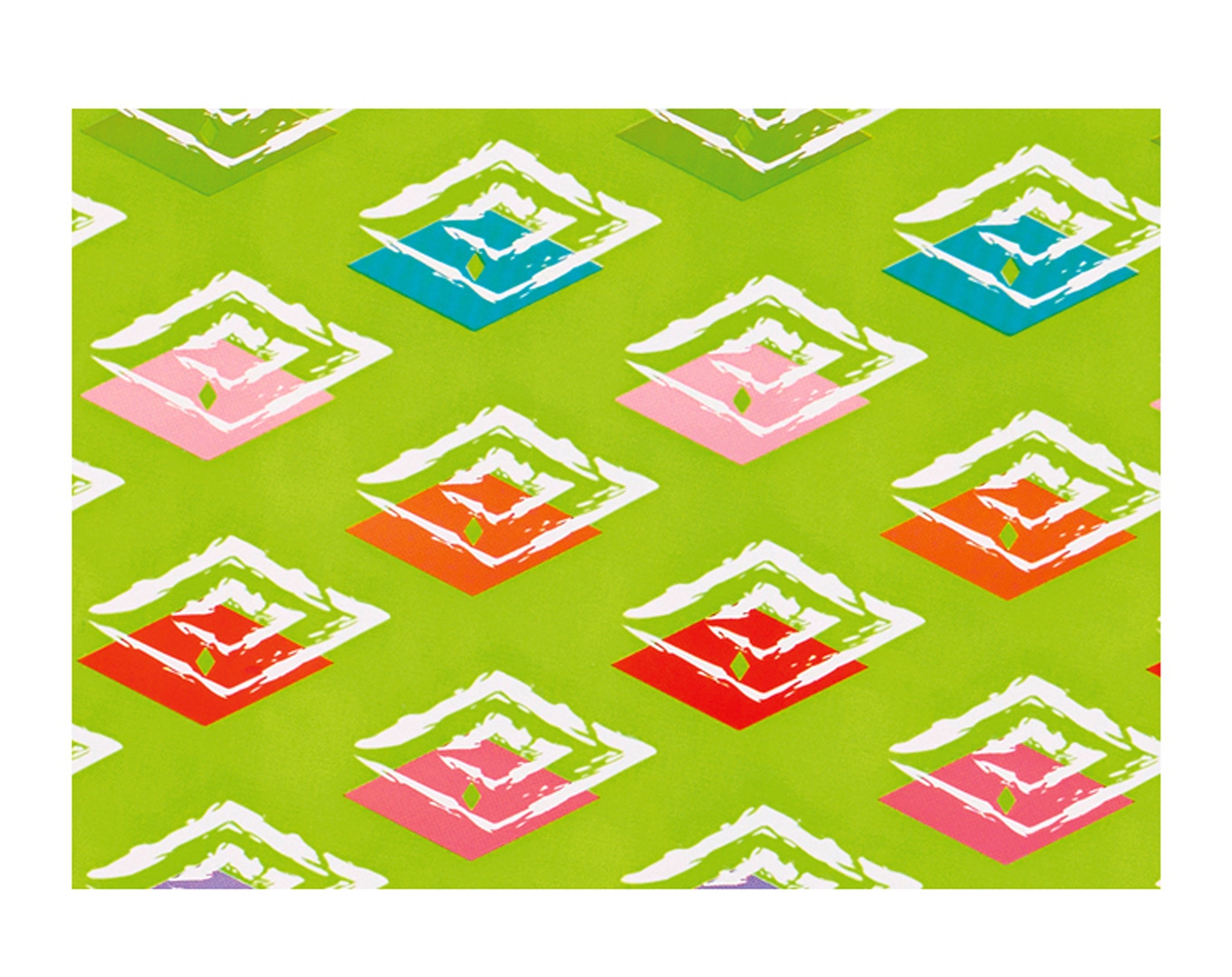 INCARTO PPL 100X100 PERLATO AQUILONI VERDE | Incarto PPL per uova di Pasqua al cioccolato DAGERAF