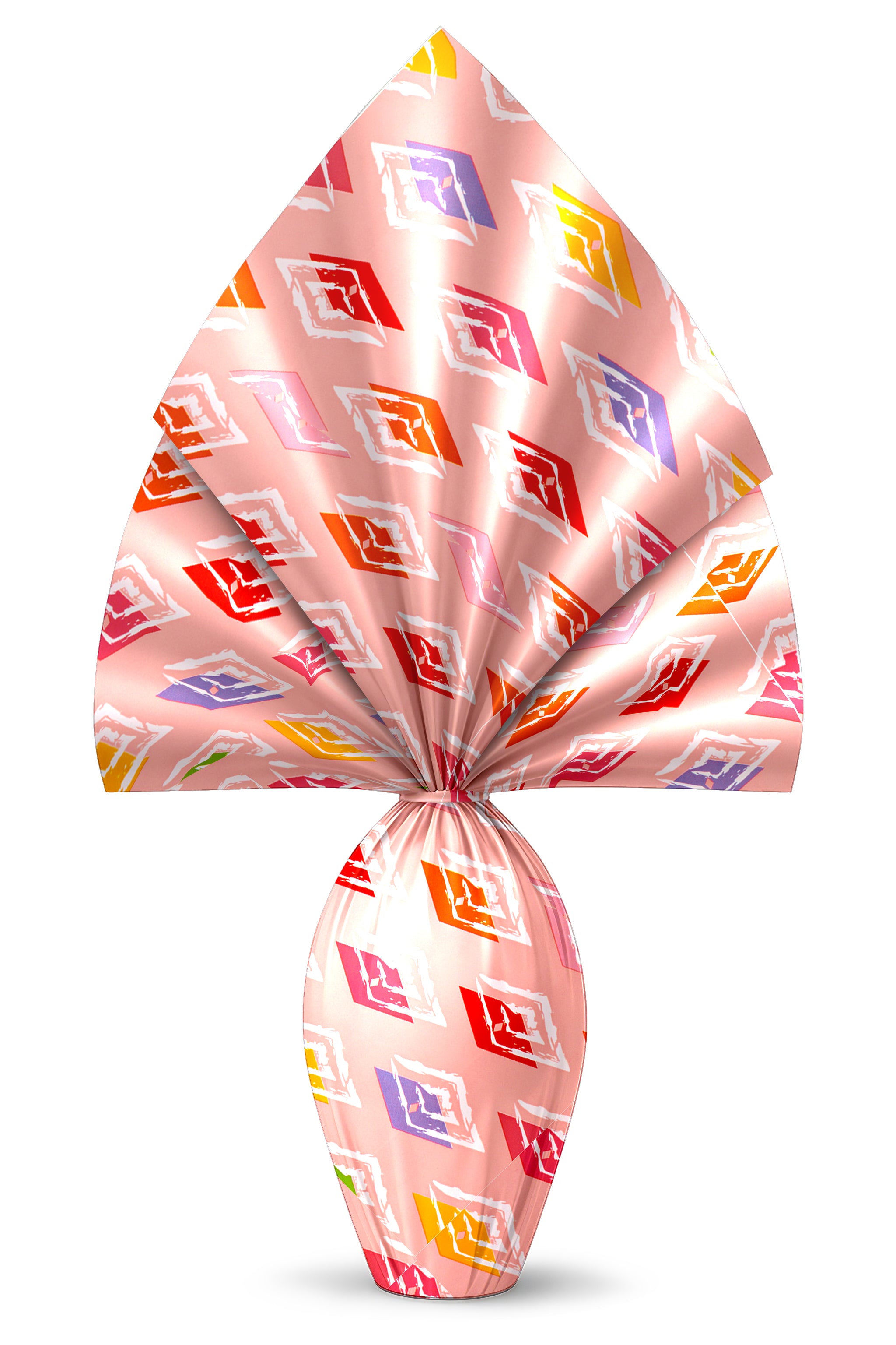 INCARTO PER UOVA DI PASQUA PPL 100X100 PERLATO AQUILONI ROSA