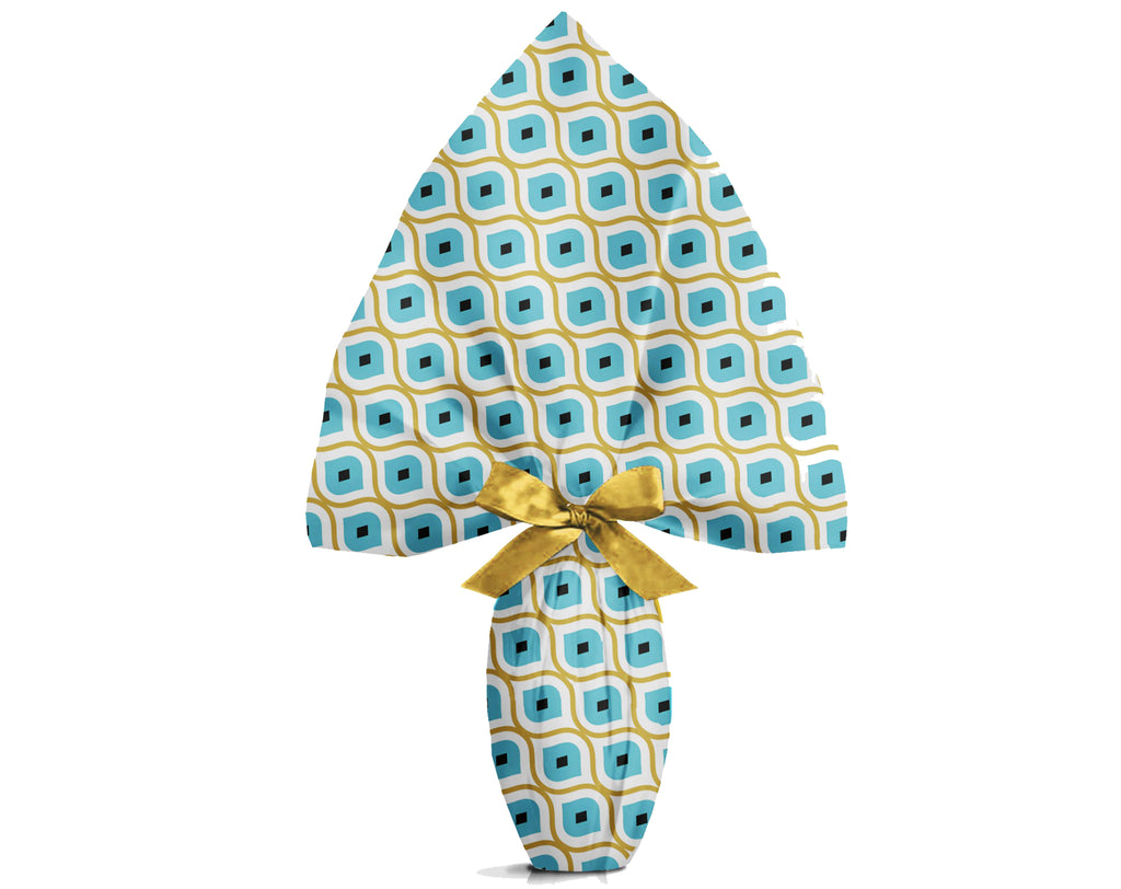 INCARTO PPL 120X120 PERLATO CLASSICA AZZURRO | Incarto PPL per uova di Pasqua al cioccolato DAGERAF