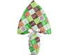 INCARTO PPL 120X120 PERLATO TORINO VERDE | Incarto PPL per uova di Pasqua al cioccolato DAGERAF