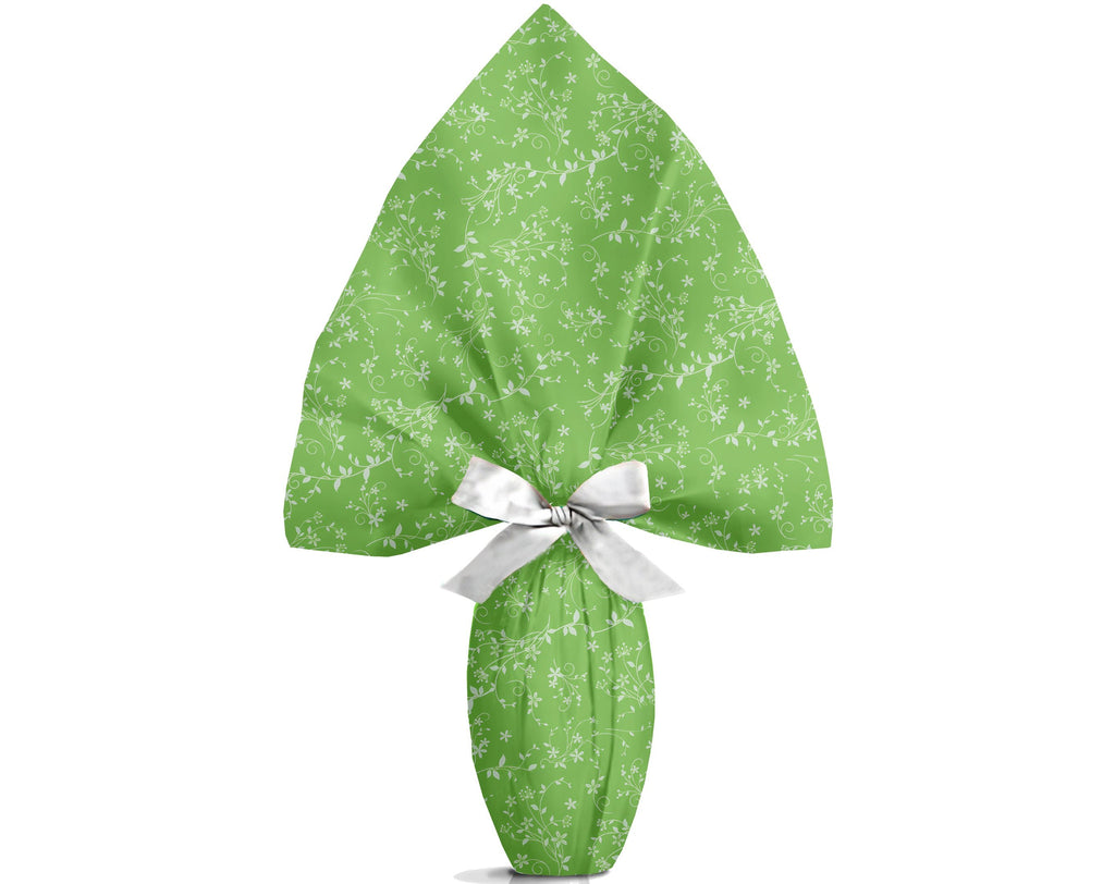 INCARTO PPL 120X120 PERLATO ELEGANT VERDE | Incarto PPL per uova di Pasqua al cioccolato DAGERAF
