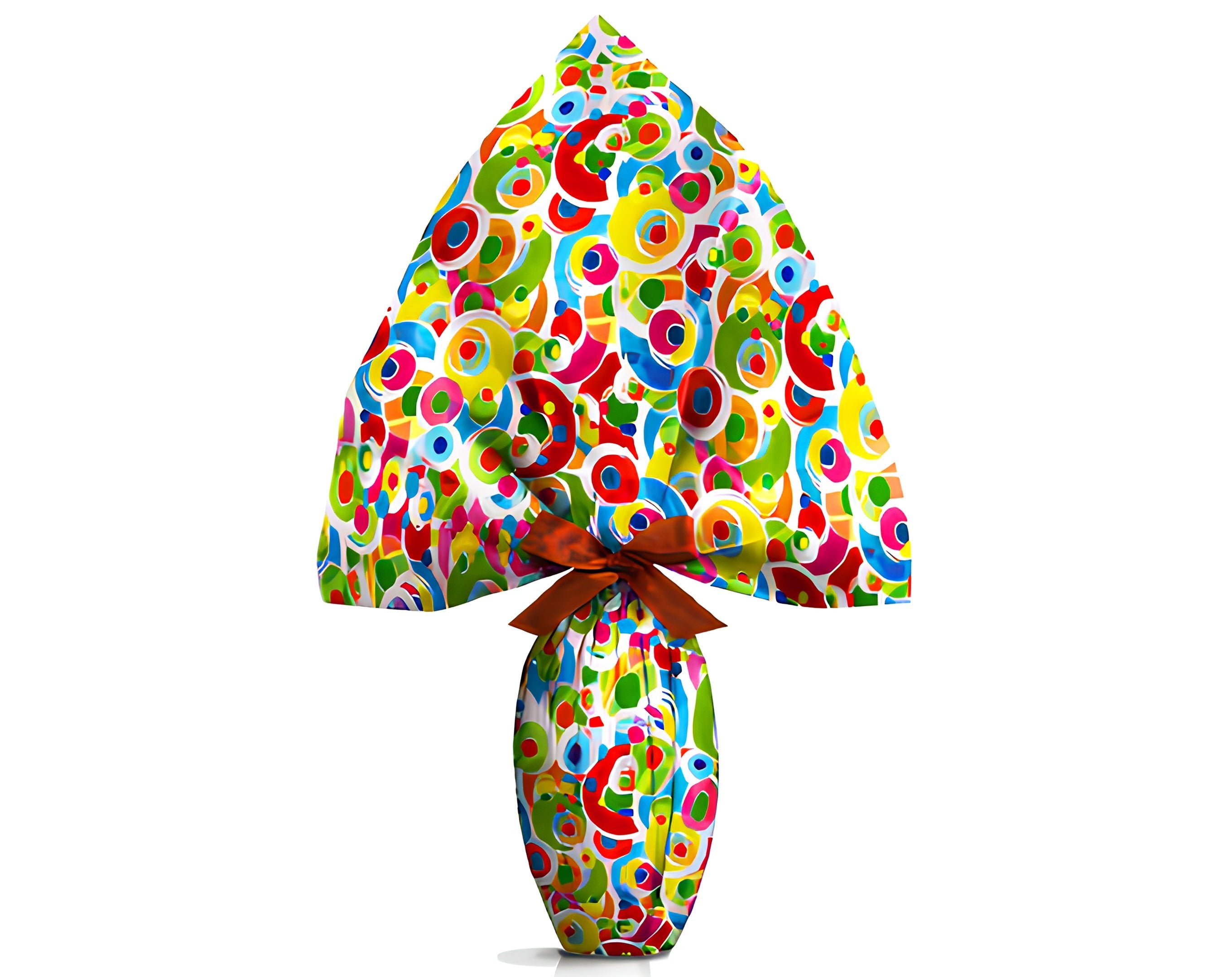 INCARTO PPL 100X100 METALLIZZATO BRENTA ARCOBALENO | Incarto PPL per uova di Pasqua al cioccolato DAGERAF