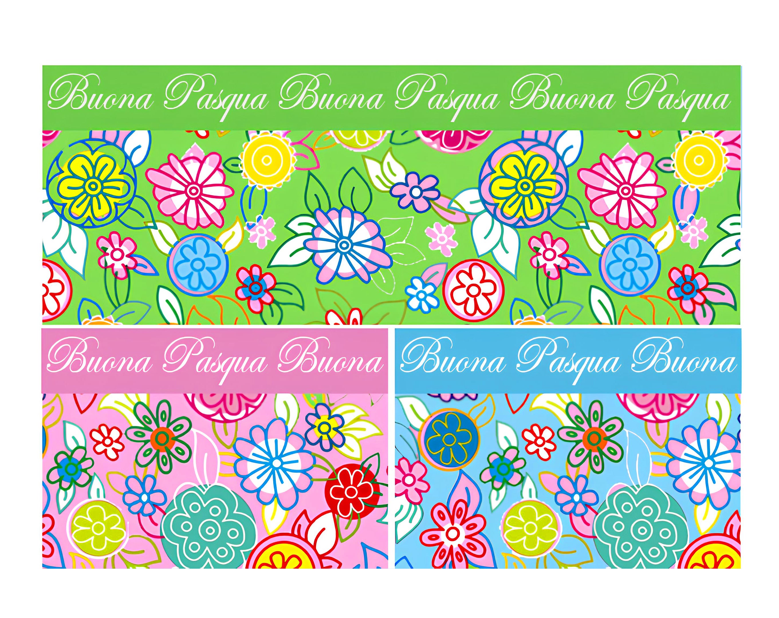 INCARTO PER UOVA DI PASQUA PPL 100X100 3 COLORI ASSORTITI LIVENZA