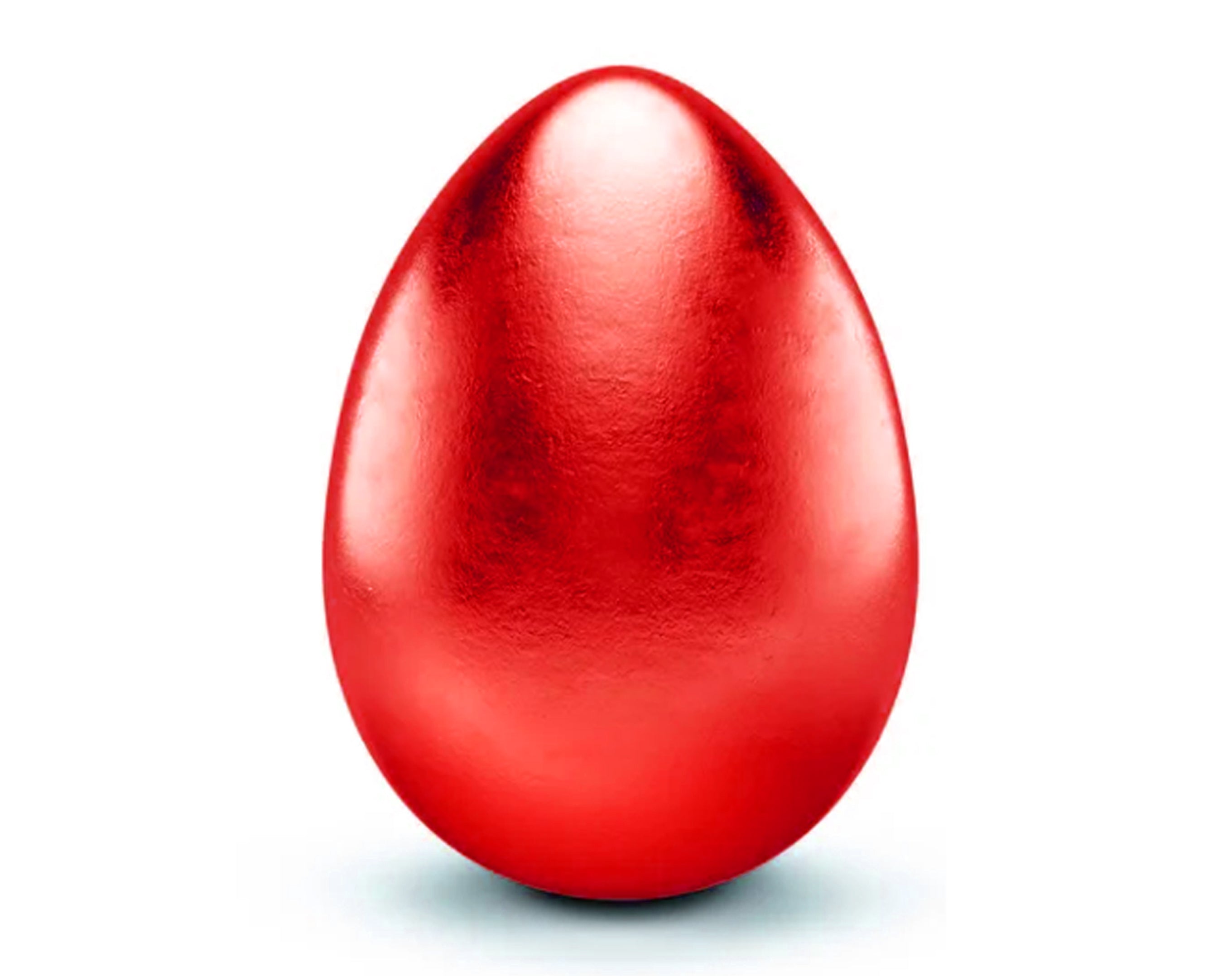 ALLUMINIO LISCIO ROSSO - 50X70Cm | Incarto PPL per uova di Pasqua al cioccolato DAGERAF