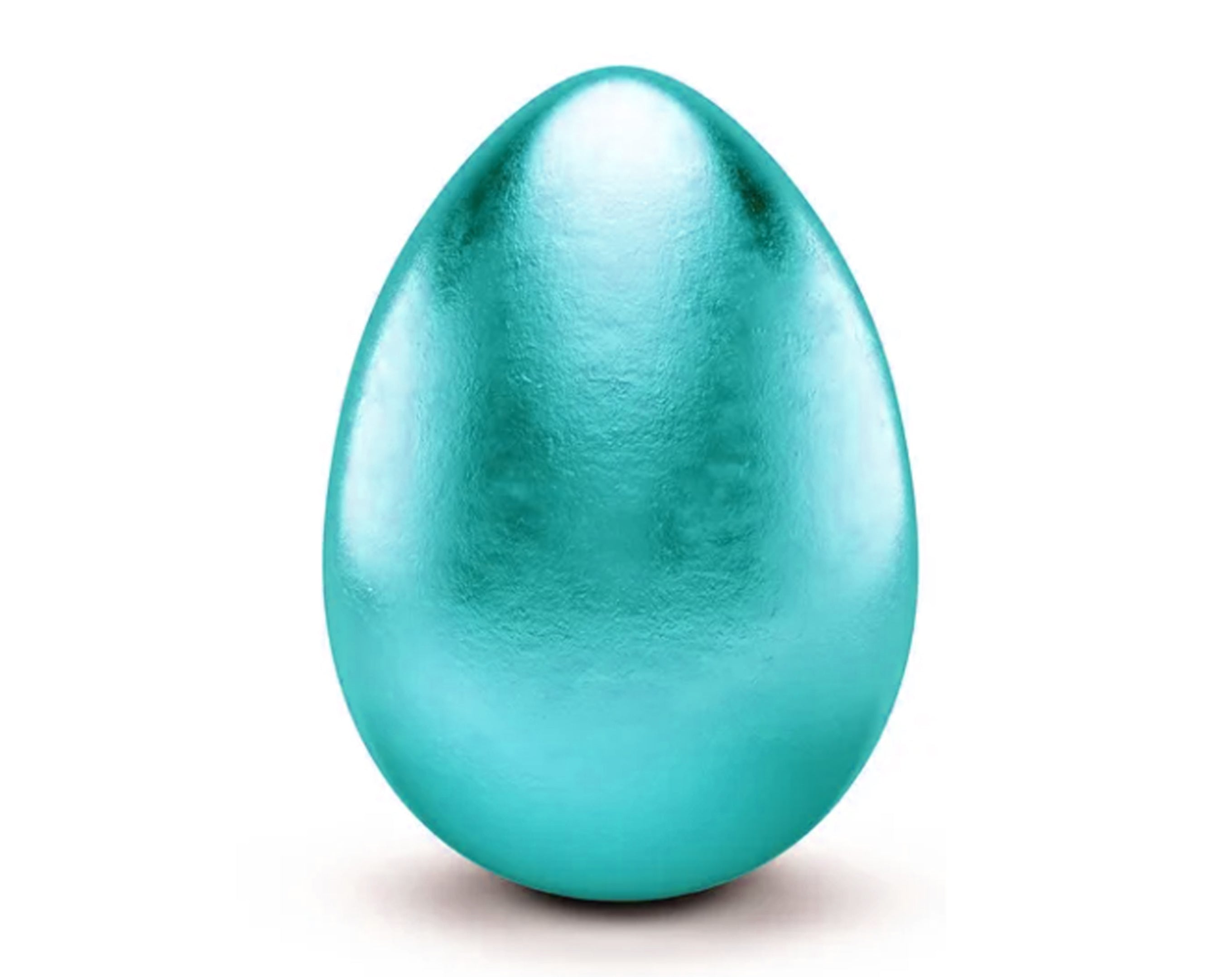 ALLUMINIO LISCIO TURCHESE - 50X70Cm | Incarto PPL per uova di Pasqua al cioccolato DAGERAF