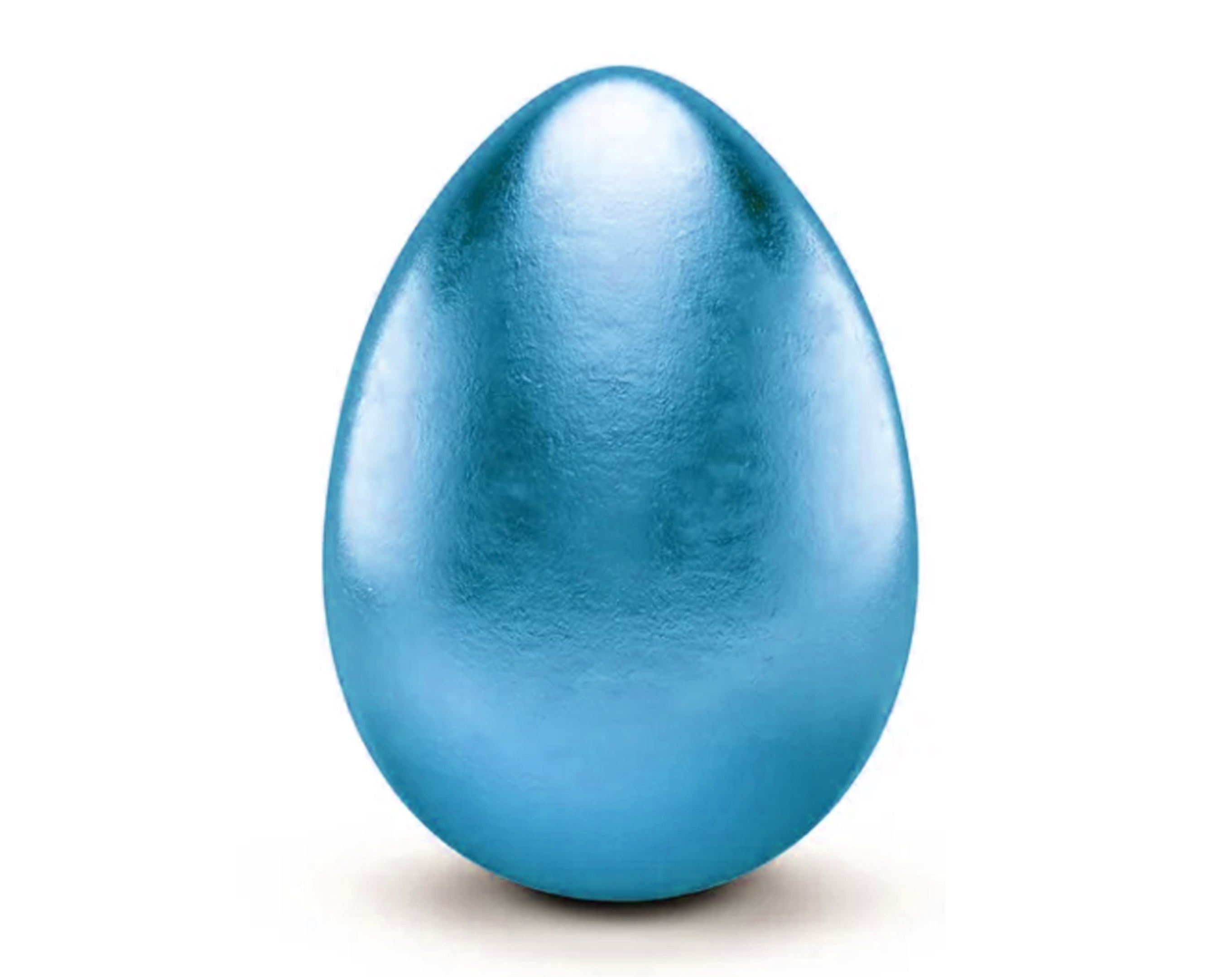 ALLUMINIO LISCIO AZZURRO - 50X70Cm | Incarto PPL per uova di Pasqua al cioccolato DAGERAF