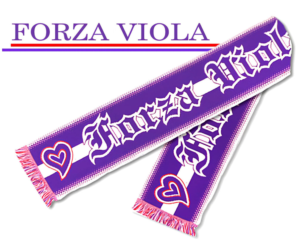 SCIARPA LANA FORZA VIOLA | Incarto PPL per uova di Pasqua al cioccolato DAGERAF