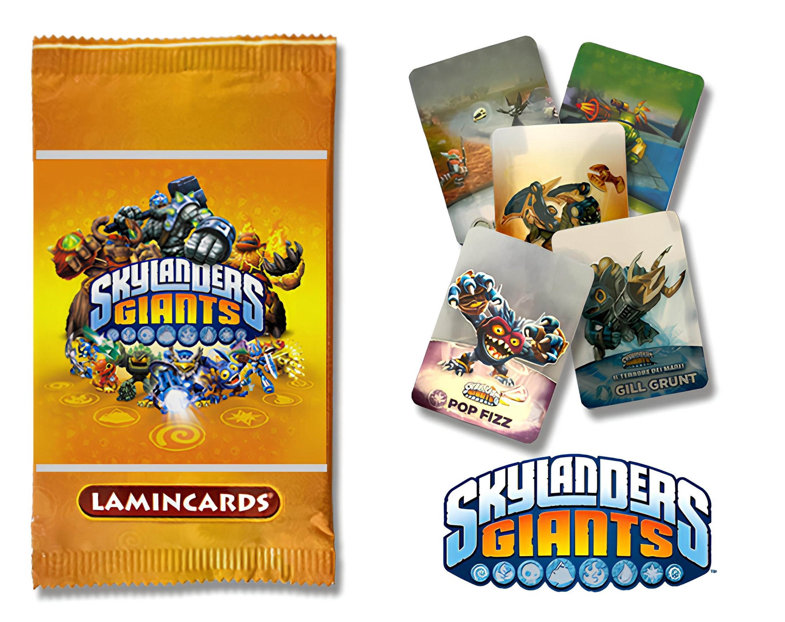 BUSTINA 5 LAMINCARD SKYLANDER | Incarto PPL per uova di Pasqua al cioccolato DAGERAF