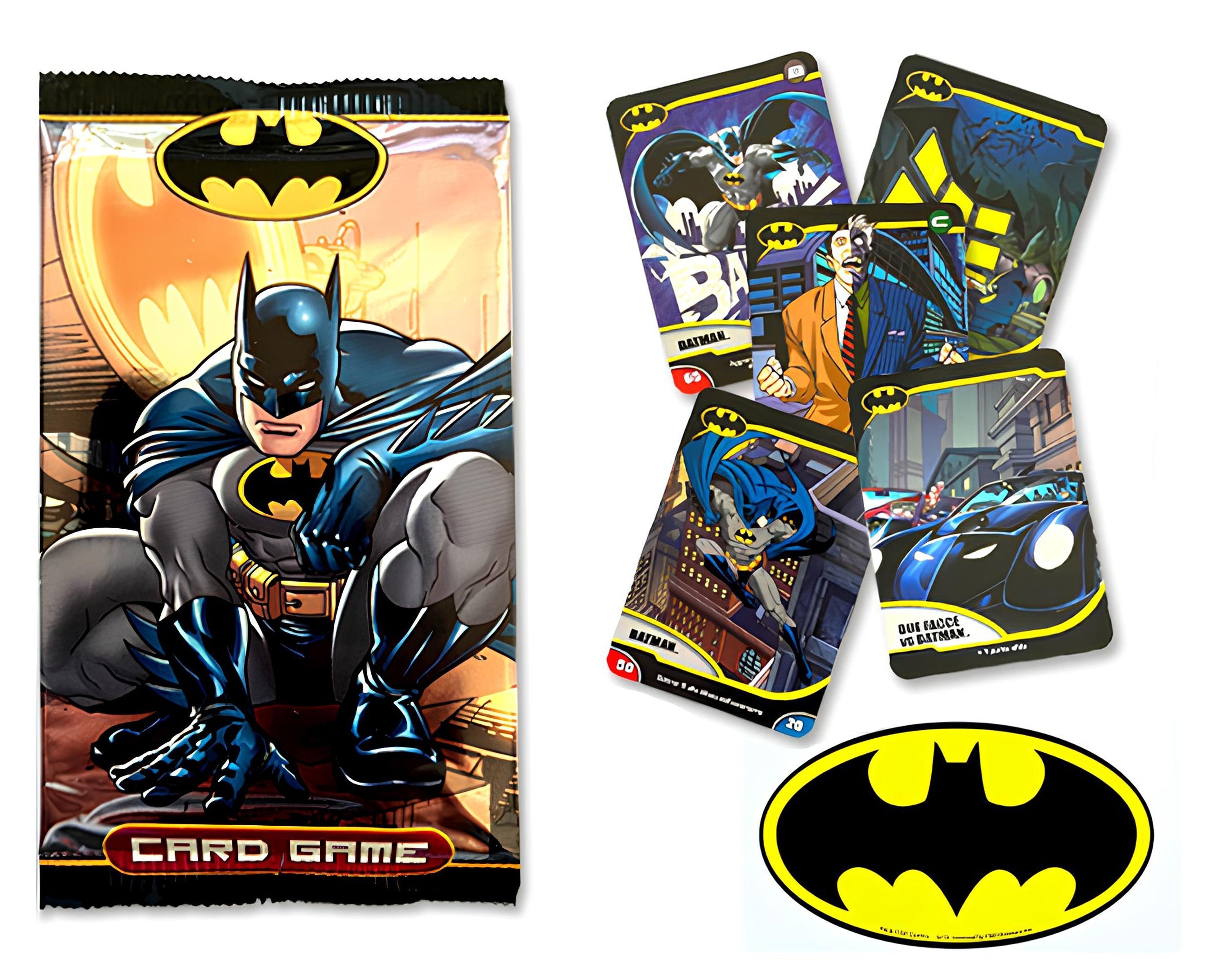 BUSTINA 5 LAMINCARD BATMAN | Incarto PPL per uova di Pasqua al cioccolato DAGERAF