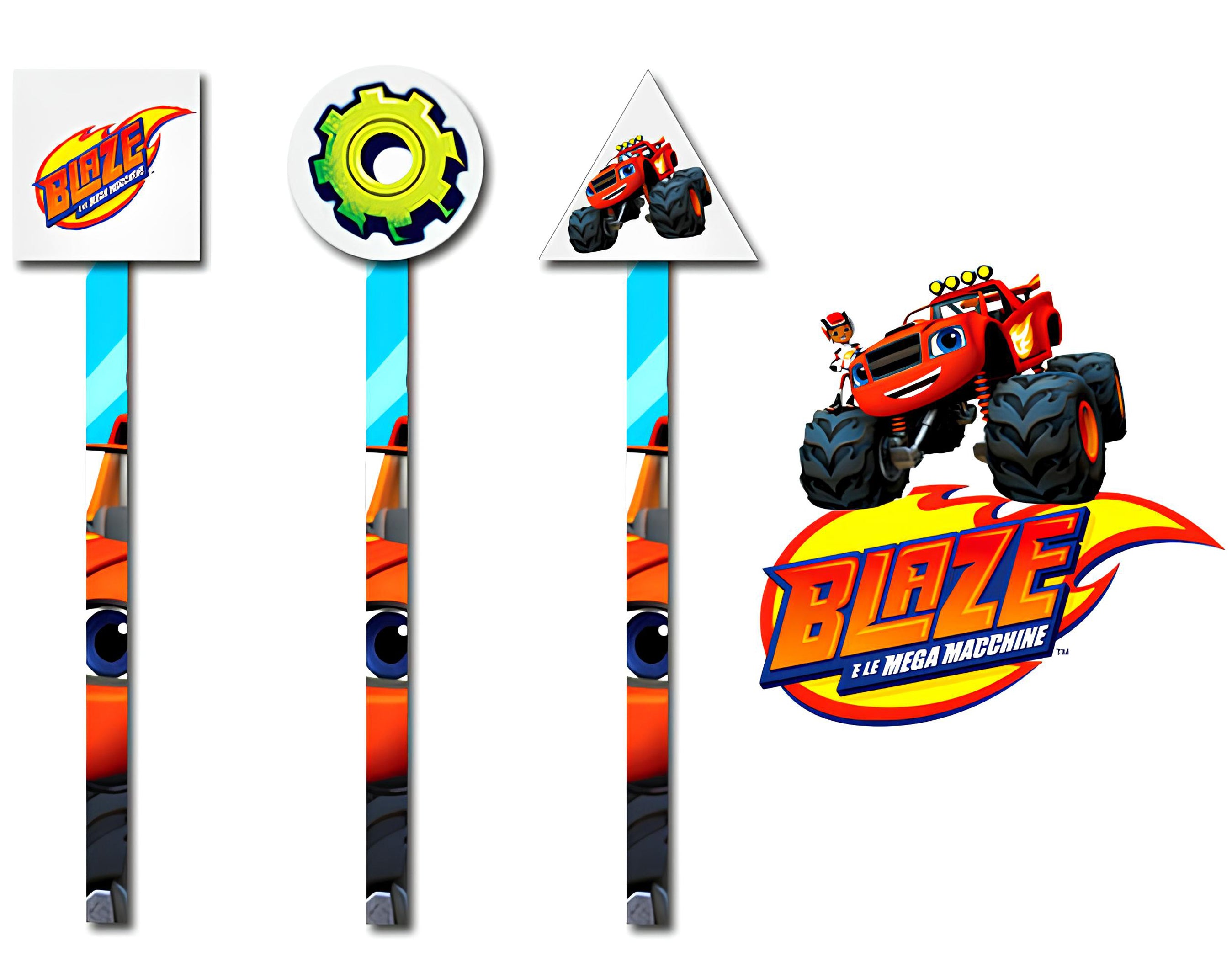 MATITA CON GOMMA BLAZE | Incarto PPL per uova di Pasqua al cioccolato DAGERAF