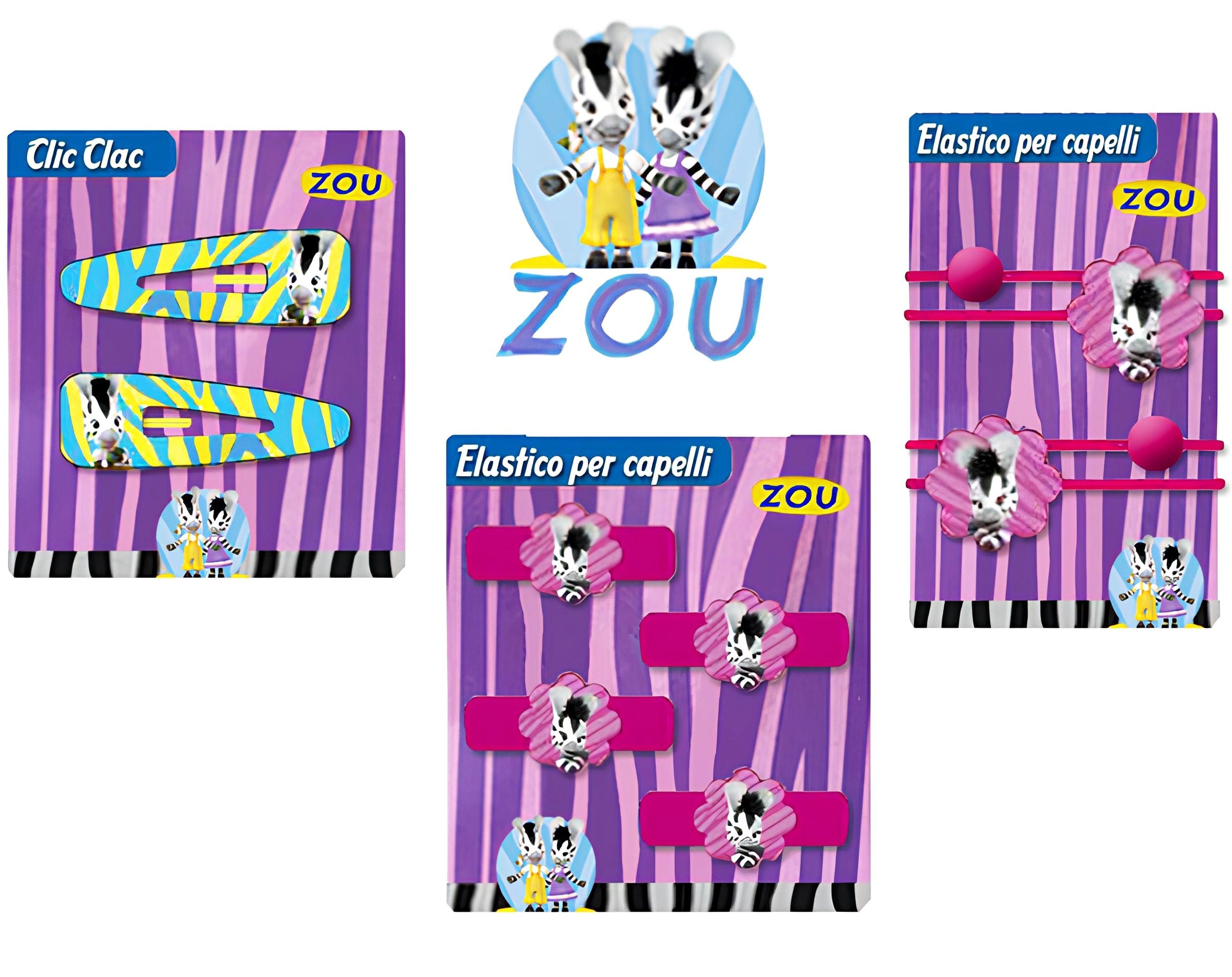FERMAGLIERIA ASSORTITA ZEBRA ZOU | Incarto PPL per uova di Pasqua al cioccolato DAGERAF