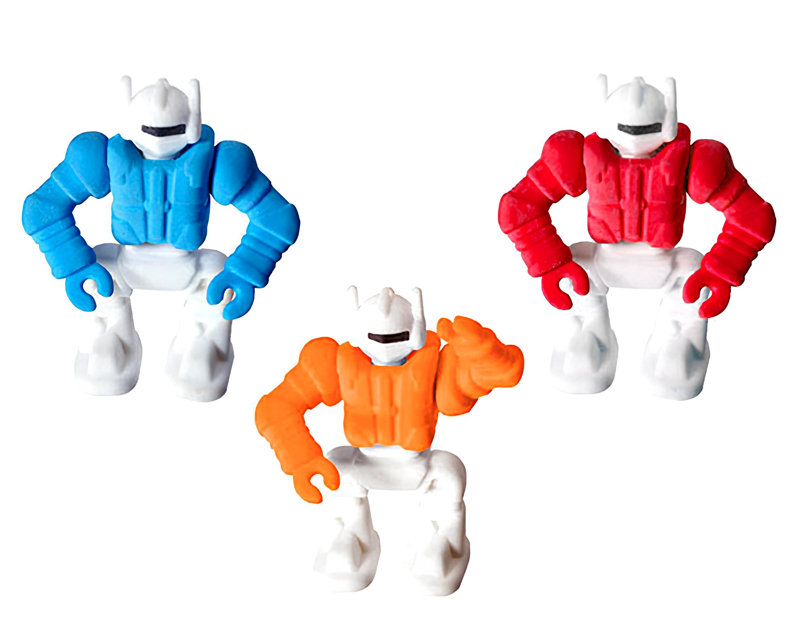 Gomma da cancellare a forma di robot | Sorpresa ideale per uova di pasqua bambini