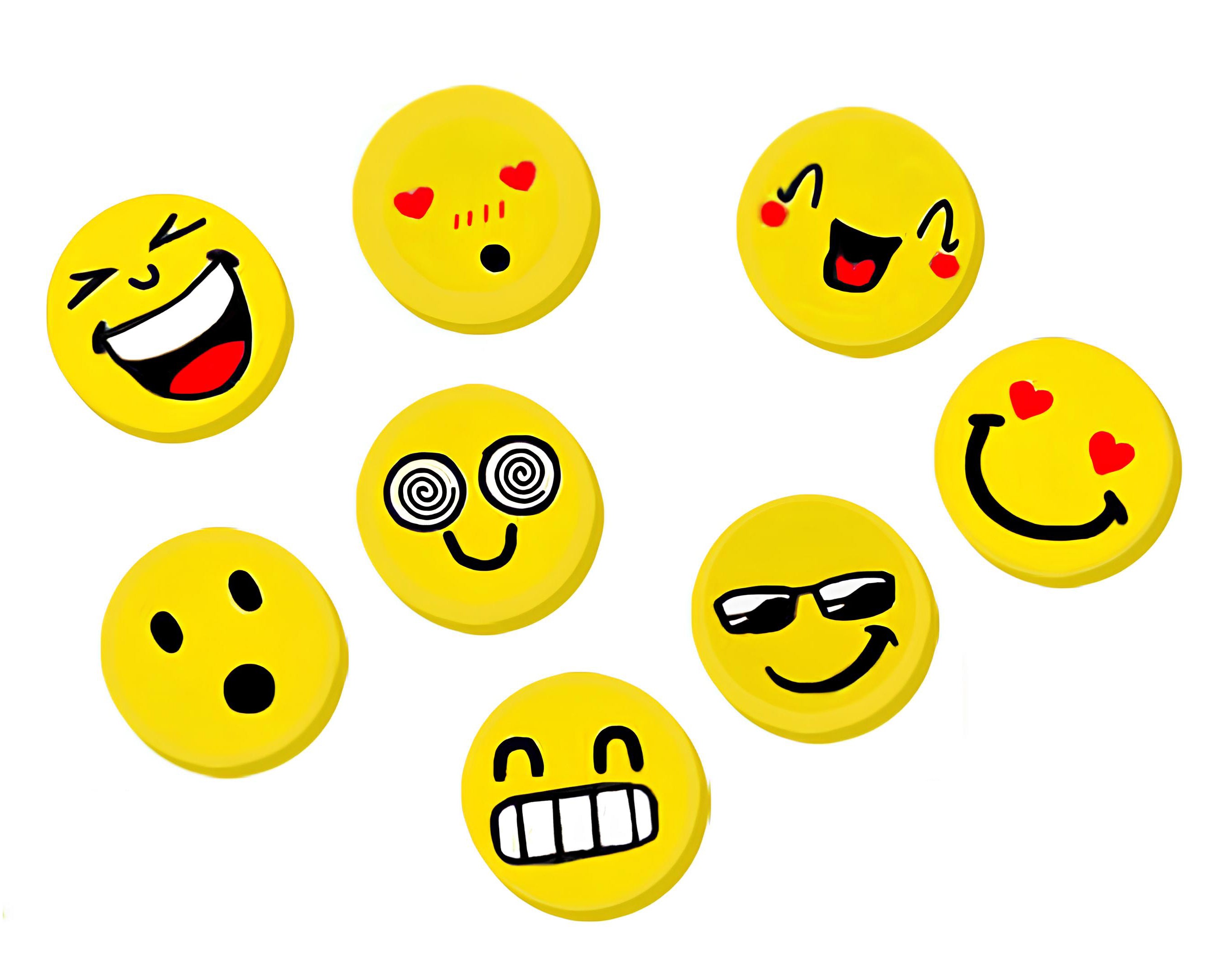 GOMMA DA CANCELLARE 2 PEZZI HAPPY FACE | Incarto PPL per uova di Pasqua al cioccolato DAGERAF