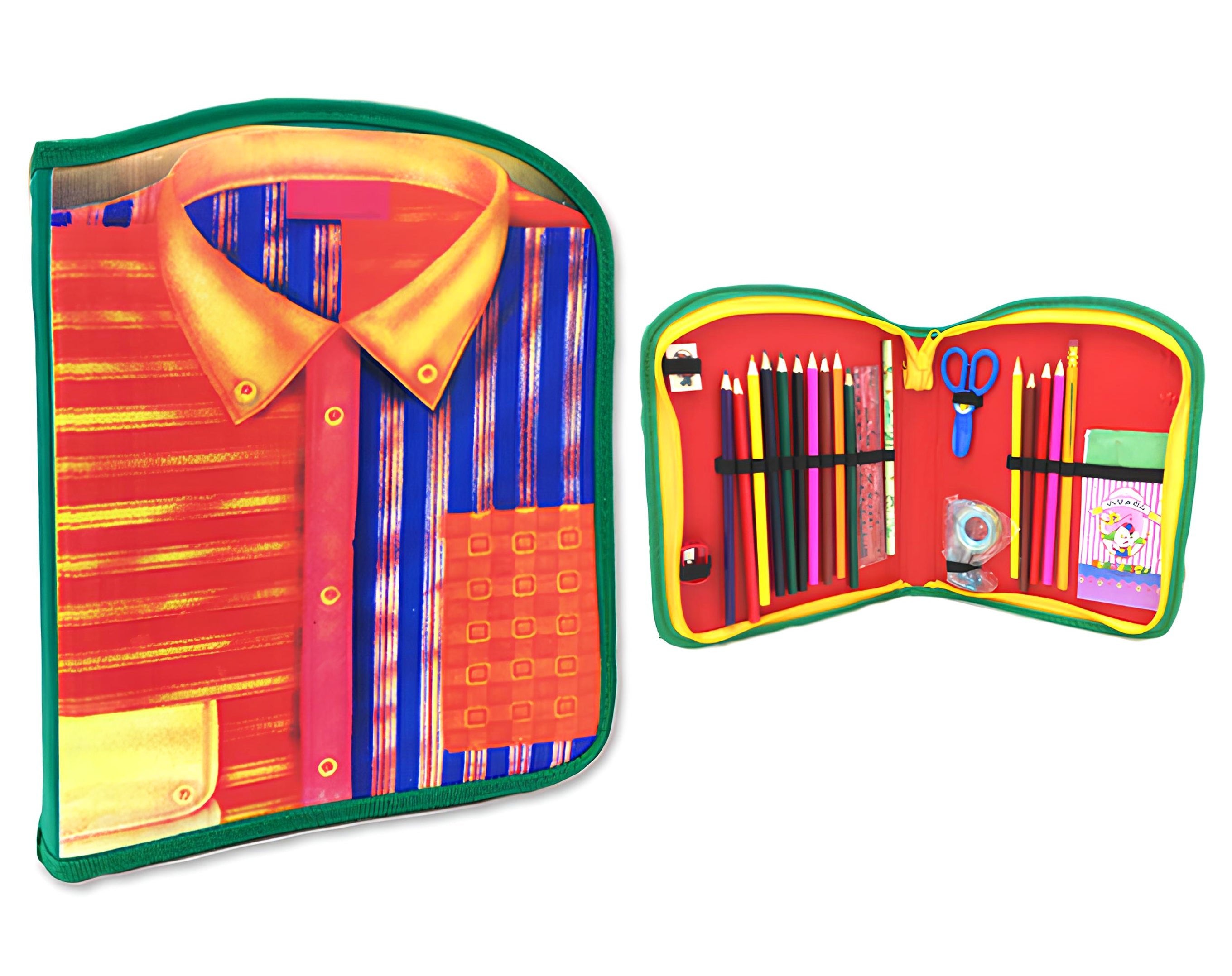 ASTUCCIO SCUOLA ZIP 21 ACCESSORI | Incarto PPL per uova di Pasqua al cioccolato DAGERAF