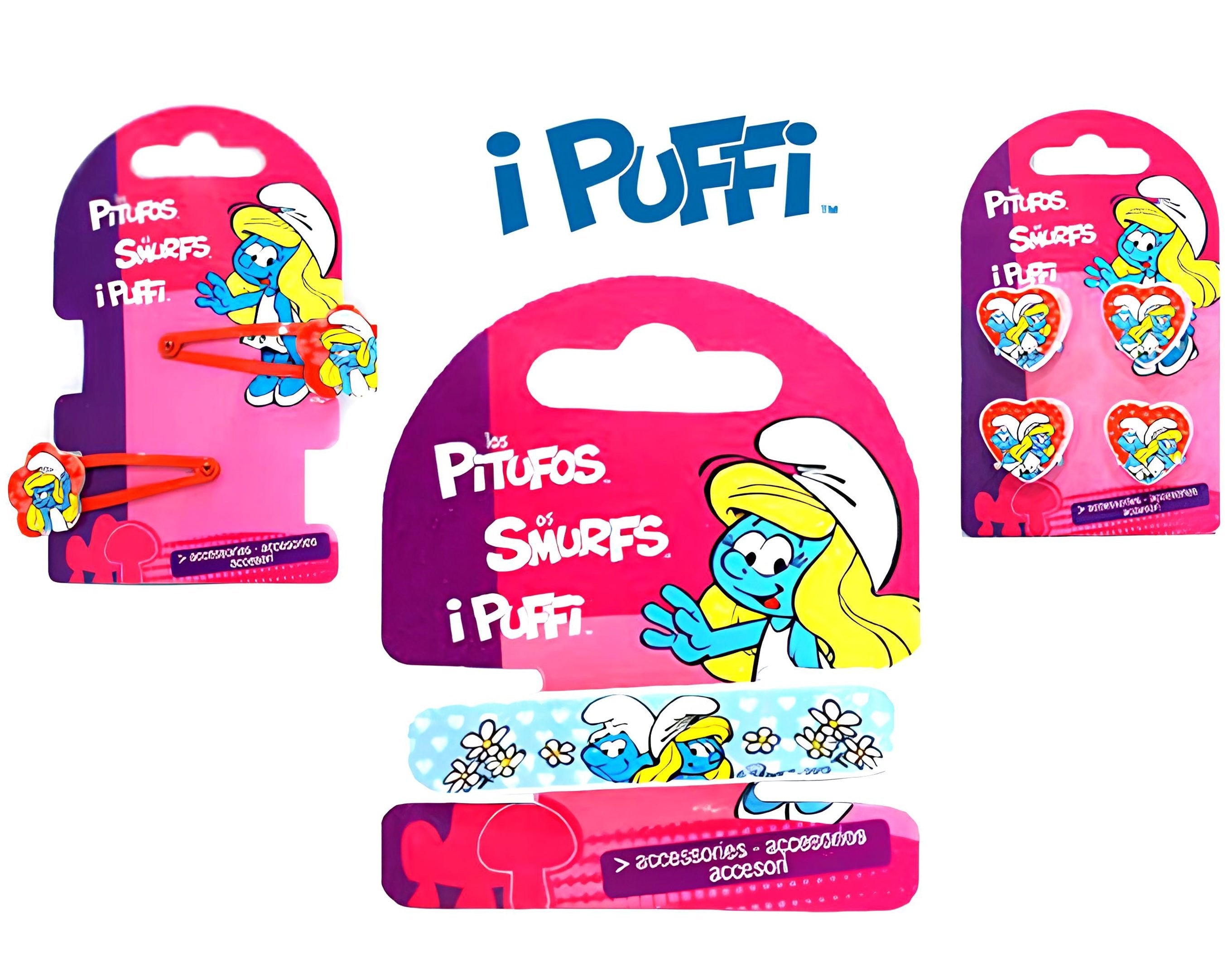 FERMAGLIERIA ASSORTITA PUFFI | Incarto PPL per uova di Pasqua al cioccolato DAGERAF