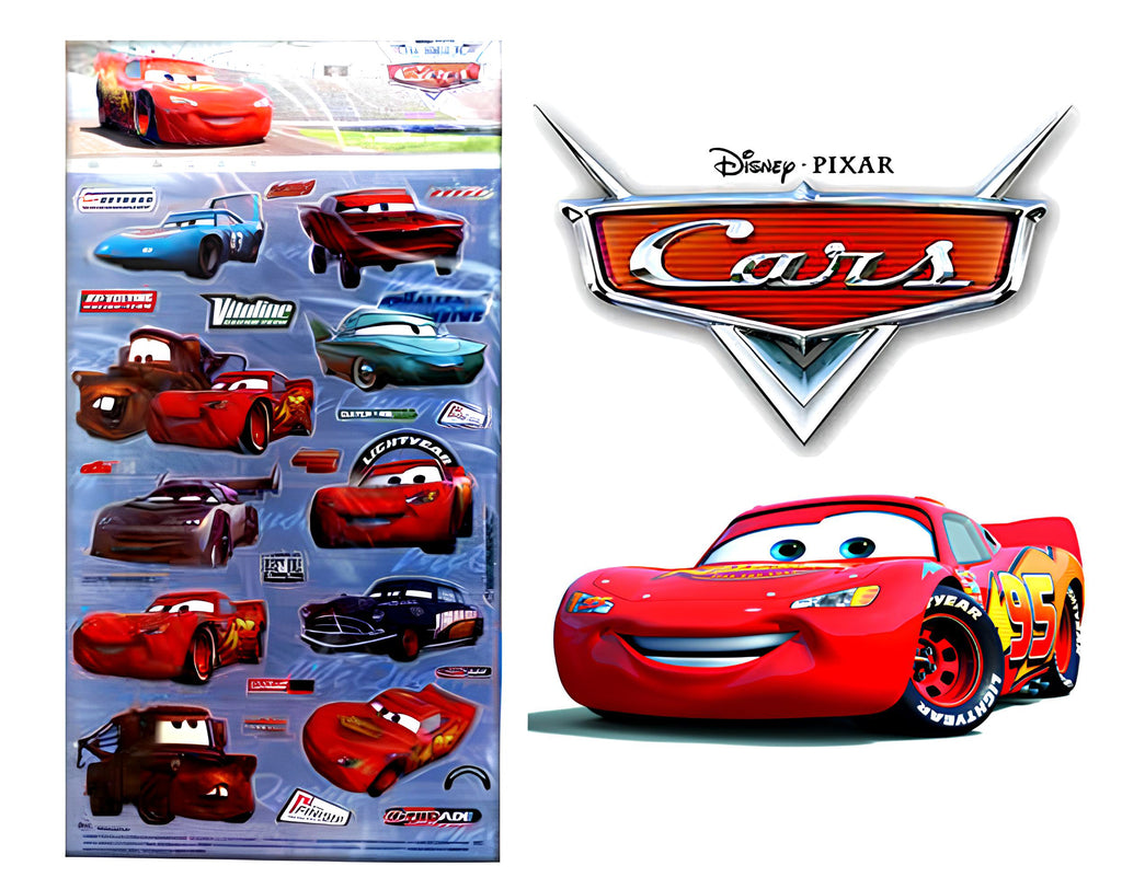 SET 10 ADESIVI CARS | Incarto PPL per uova di Pasqua al cioccolato DAGERAF