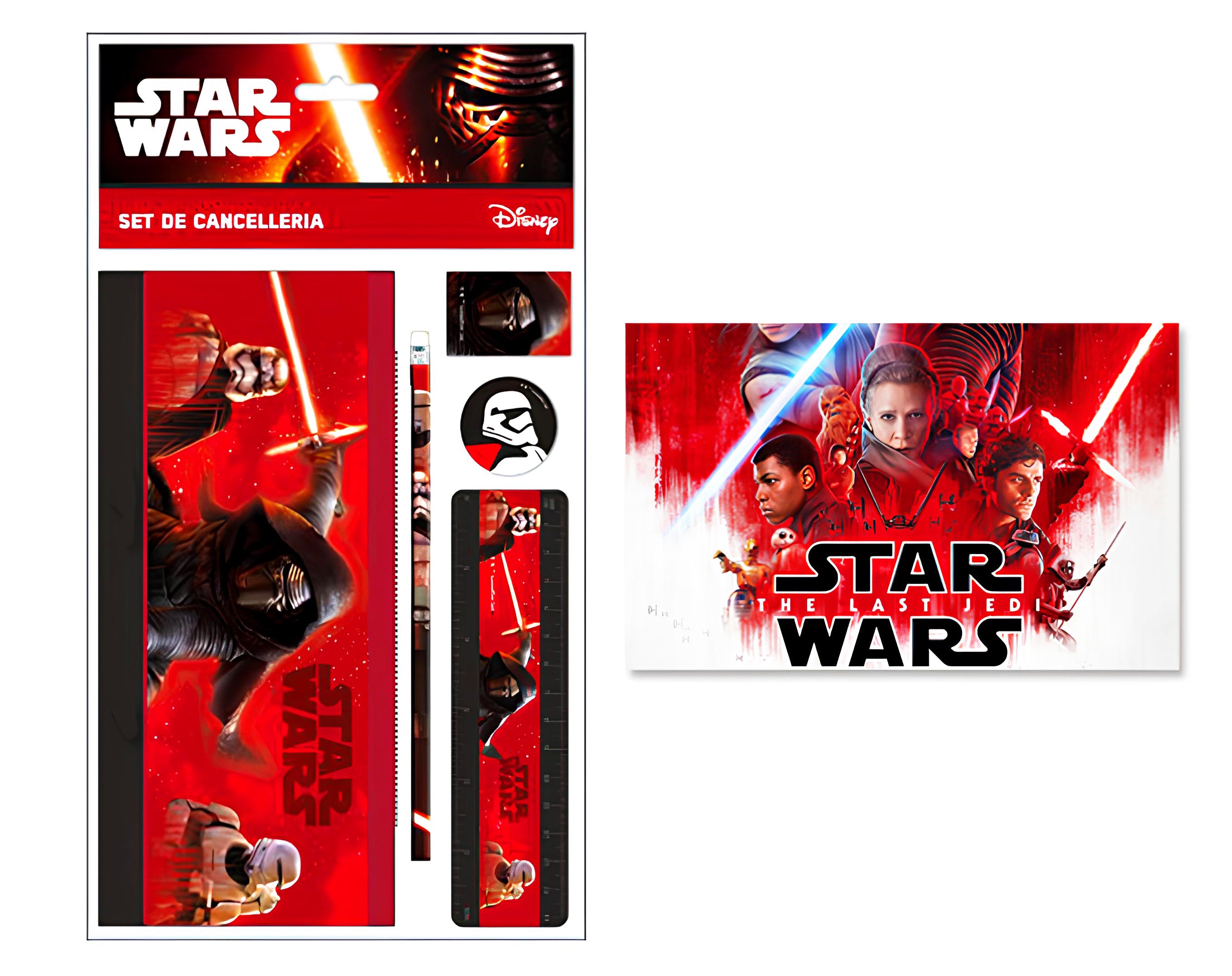 SET SCUOLA 5 PEZZI DISNEY STAR WARS | Sorpresa ideale per uova di Pasqua