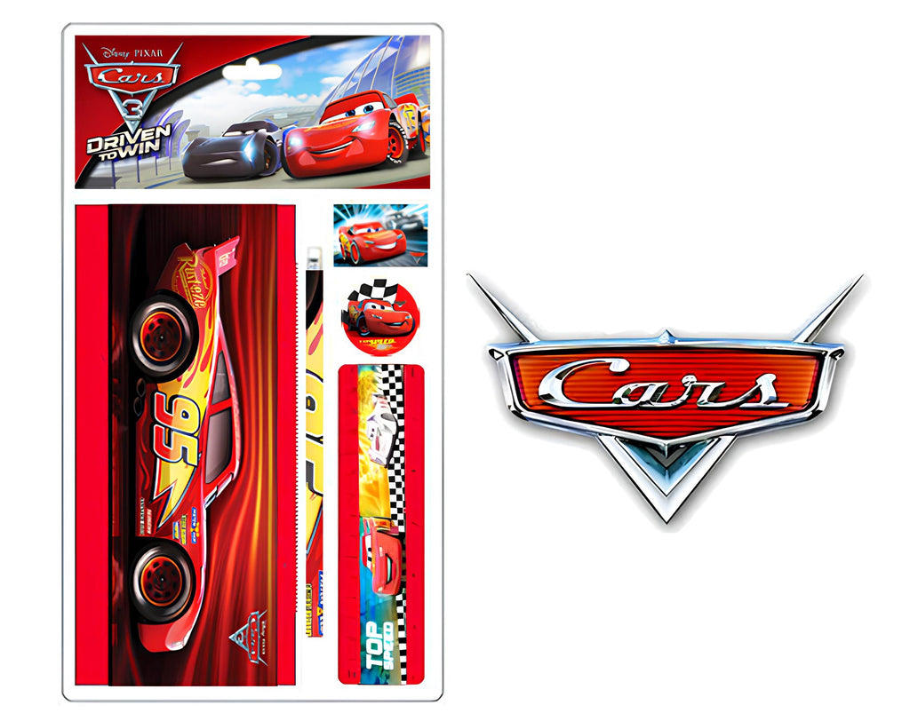 SET SCUOLA 5 PEZZI DISNEY CARS | Incarto PPL per uova di Pasqua al cioccolato DAGERAF