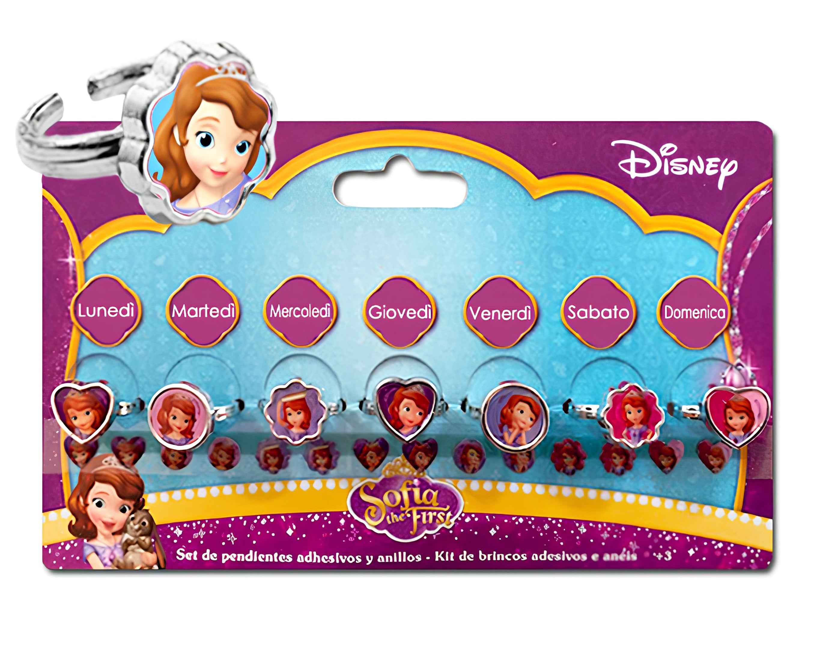 SET 7 ANELLINI SETTIMANALI SOFIA | Incarto PPL per uova di Pasqua al cioccolato DAGERAF