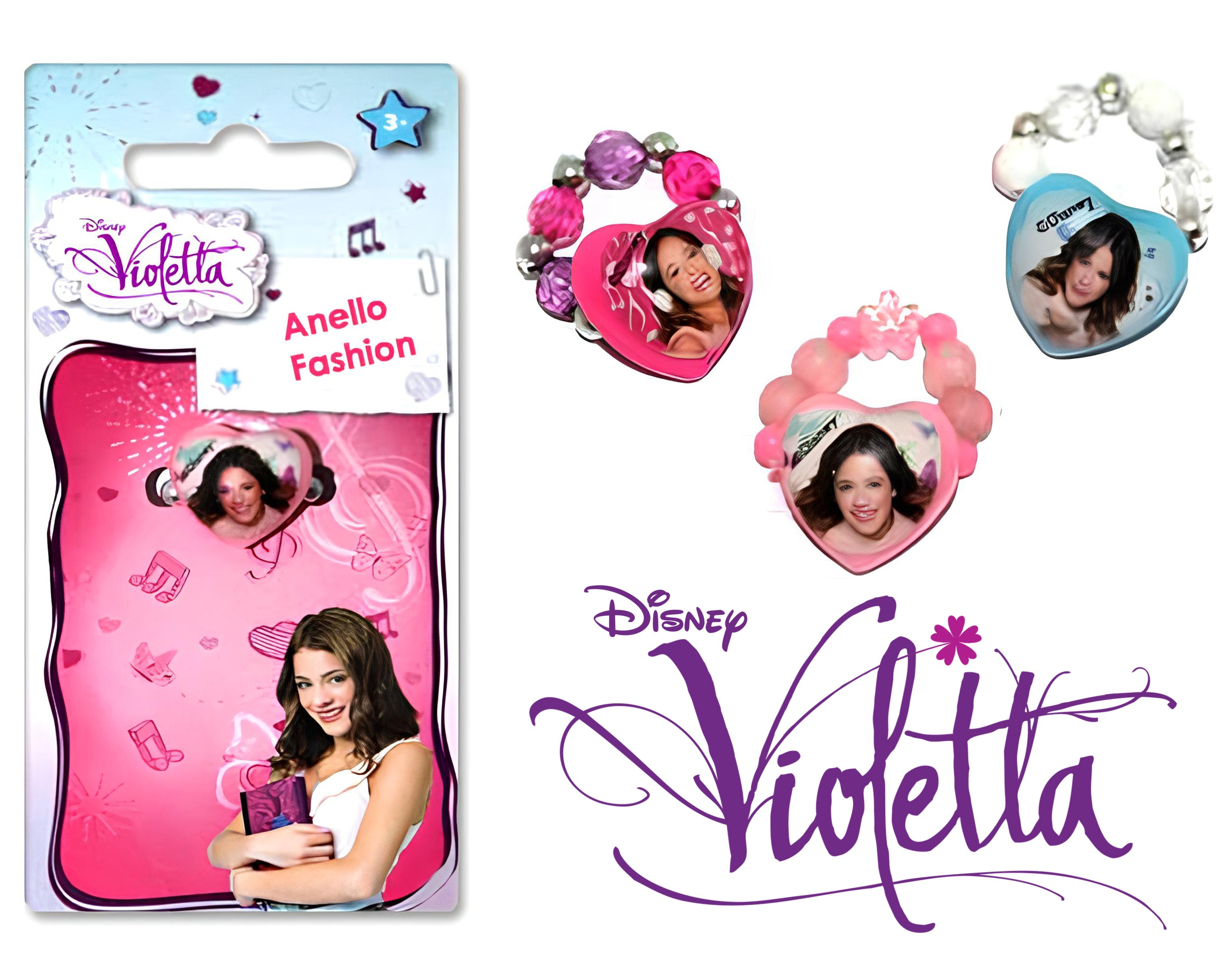 ANELLO CON CARD DISNEY VIOLETTA | Incarto PPL per uova di Pasqua al cioccolato DAGERAF