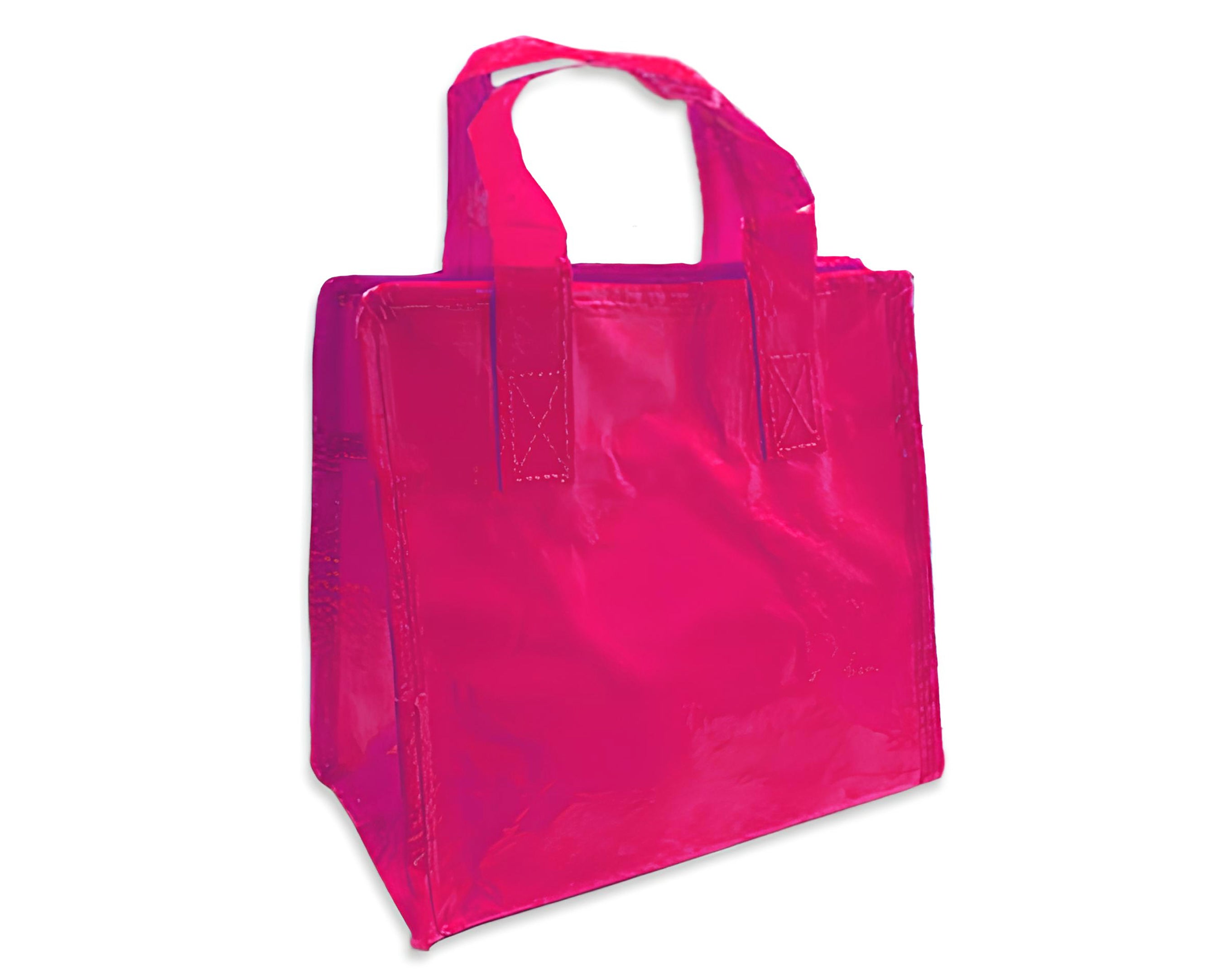 BORSETTA CON ZIP 20X20X12 FUCSIA | Incarto PPL per uova di Pasqua al cioccolato DAGERAF