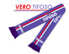 SCIARPA POLIESTERE VERO TIFOSO VIOLA | Incarto PPL per uova di Pasqua al cioccolato DAGERAF