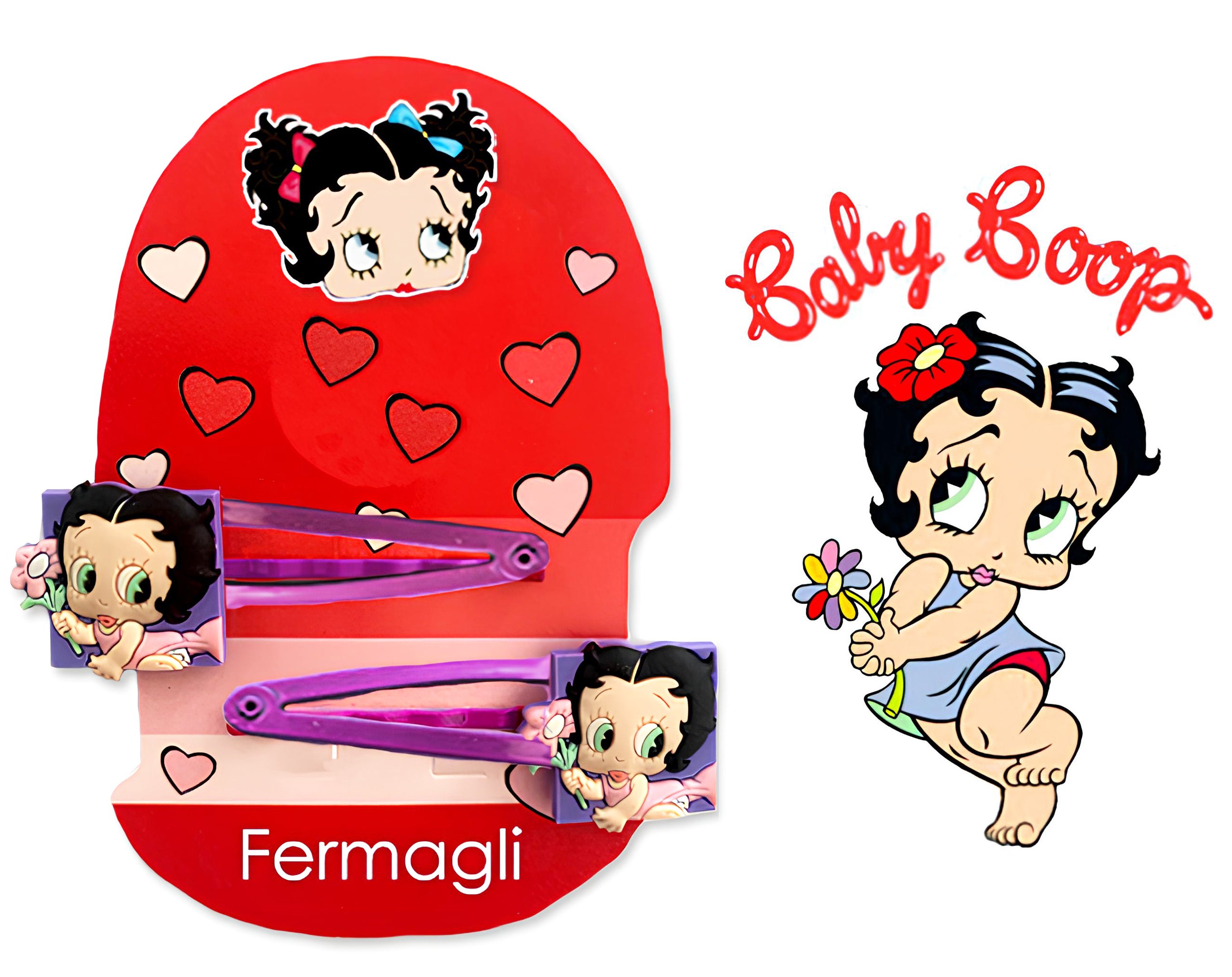 BLISTER 2 CLIC CLAC BABY BOOP | Incarto PPL per uova di Pasqua al cioccolato DAGERAF
