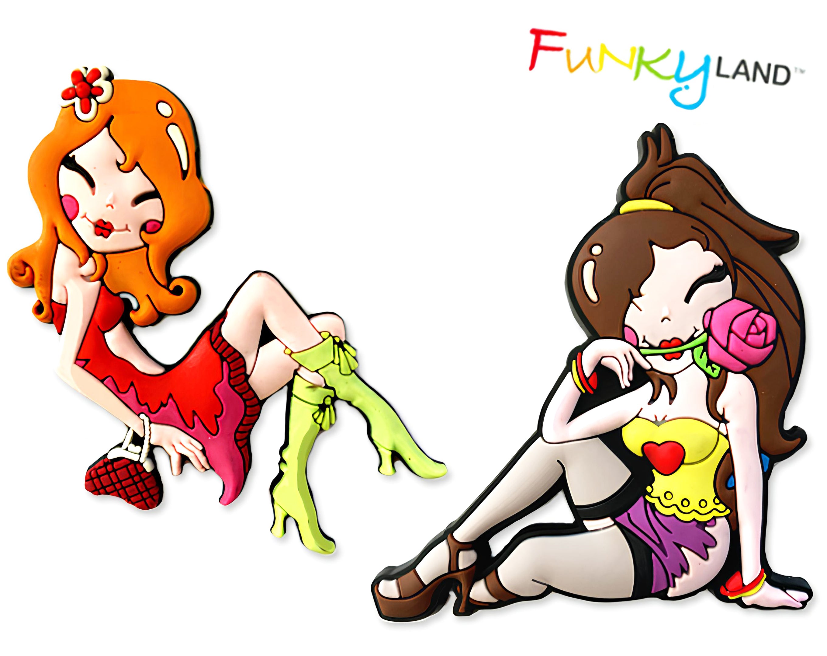 CALAMITA FASHION GIRLS FUNKYLAND | Incarto PPL per uova di Pasqua al cioccolato DAGERAF