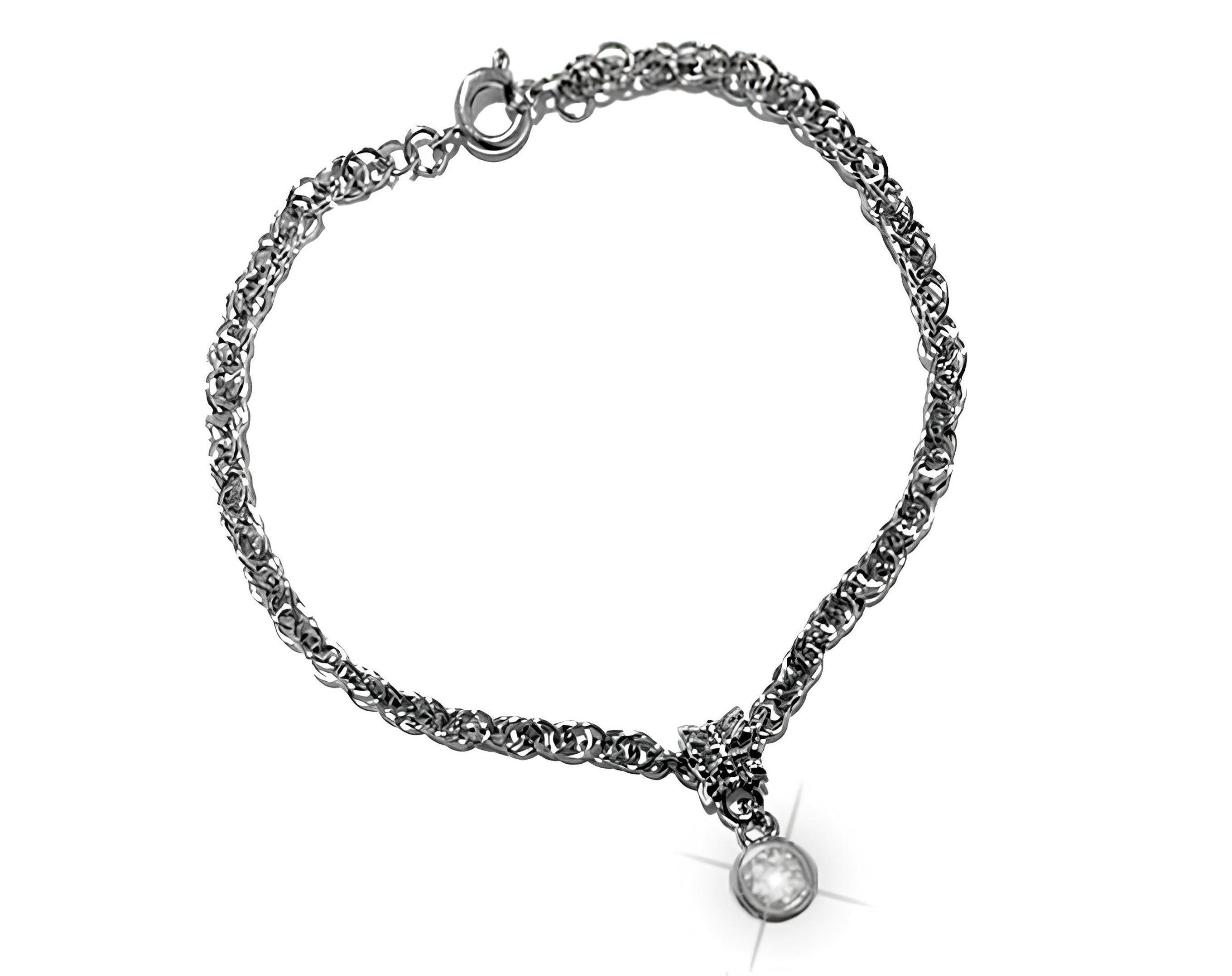 BRACCIALE CON CIONDOLO CRISTALLO | Incarto PPL per uova di Pasqua al cioccolato DAGERAF