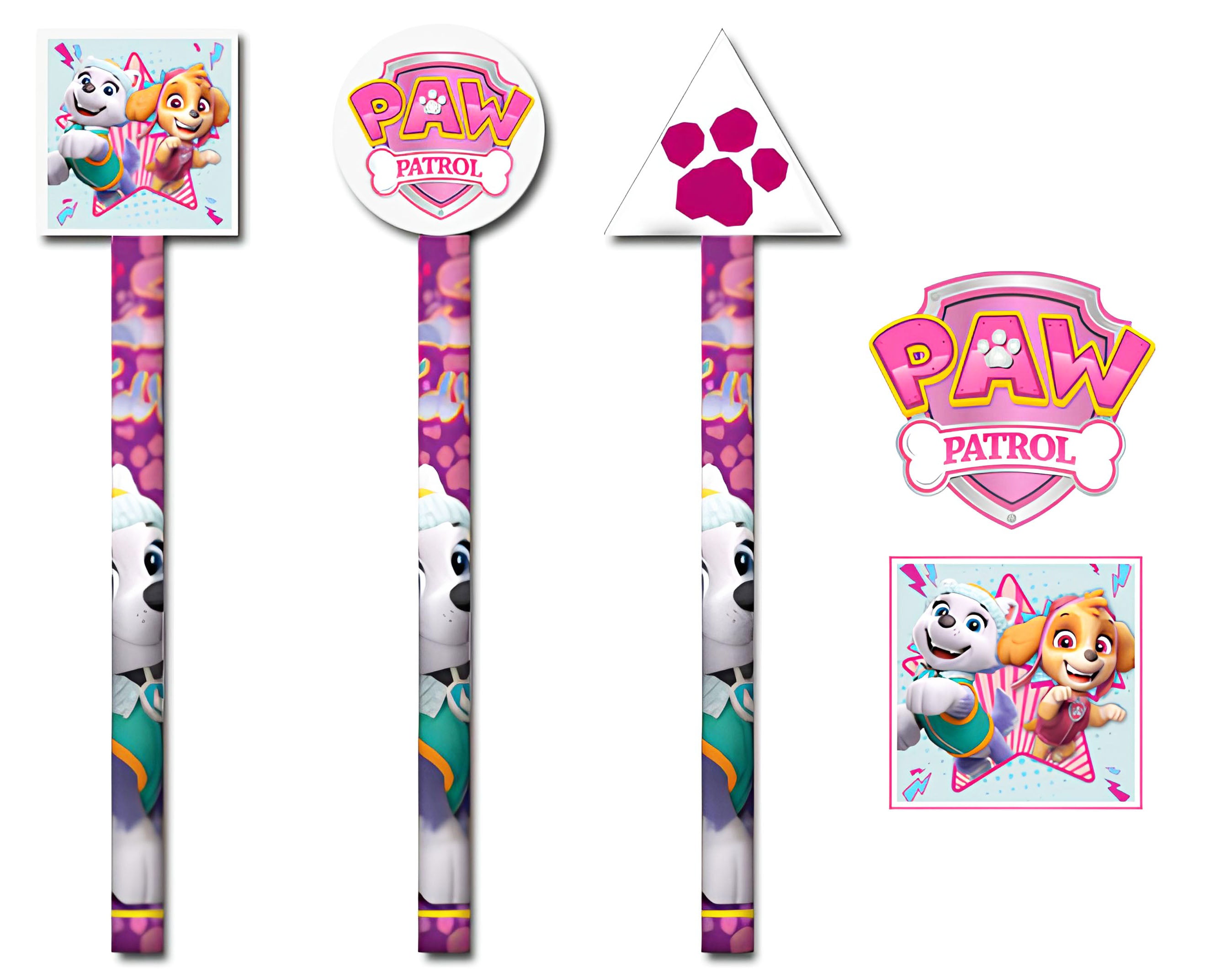 MATITA CON GOMMA PAW PATROL BIMBA | Incarto PPL per uova di Pasqua al cioccolato DAGERAF