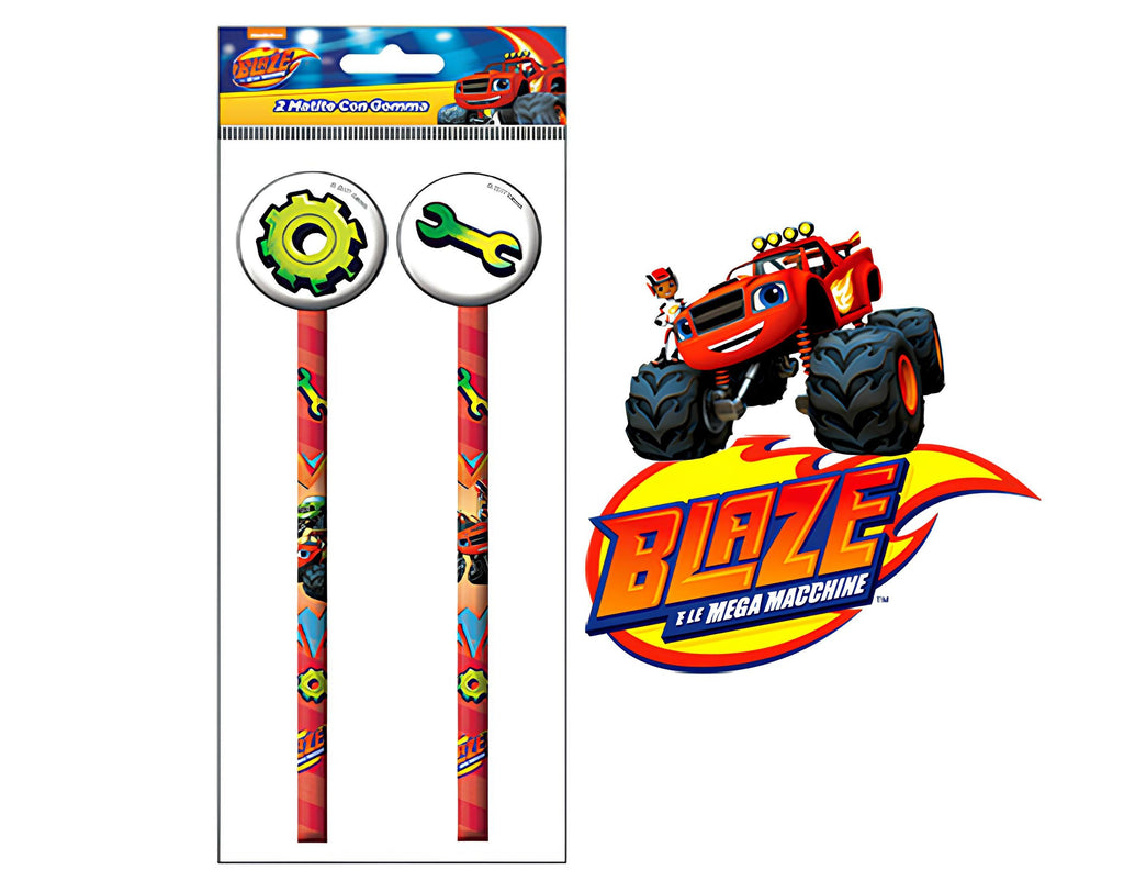 SET 2 MATITE CON GOMMA BLAZE | Incarto PPL per uova di Pasqua al cioccolato DAGERAF