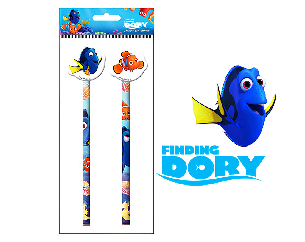 SET 2 MATITE CON GOMMA DORY | Incarto PPL per uova di Pasqua al cioccolato DAGERAF