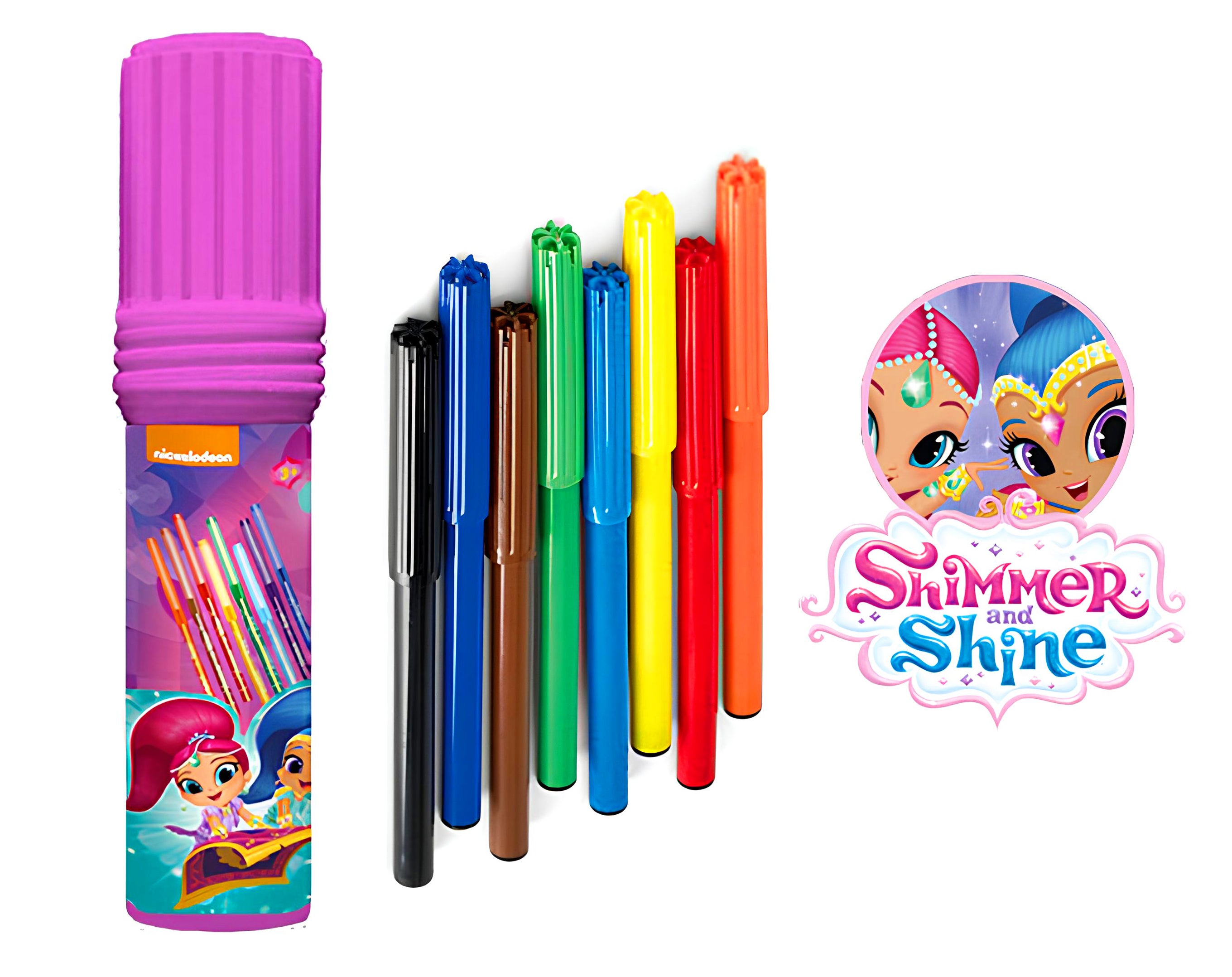 TUBO CON 8 PENNARELLI SHIMMER SHINE | Sorpresa ideale per uova di Pasqua