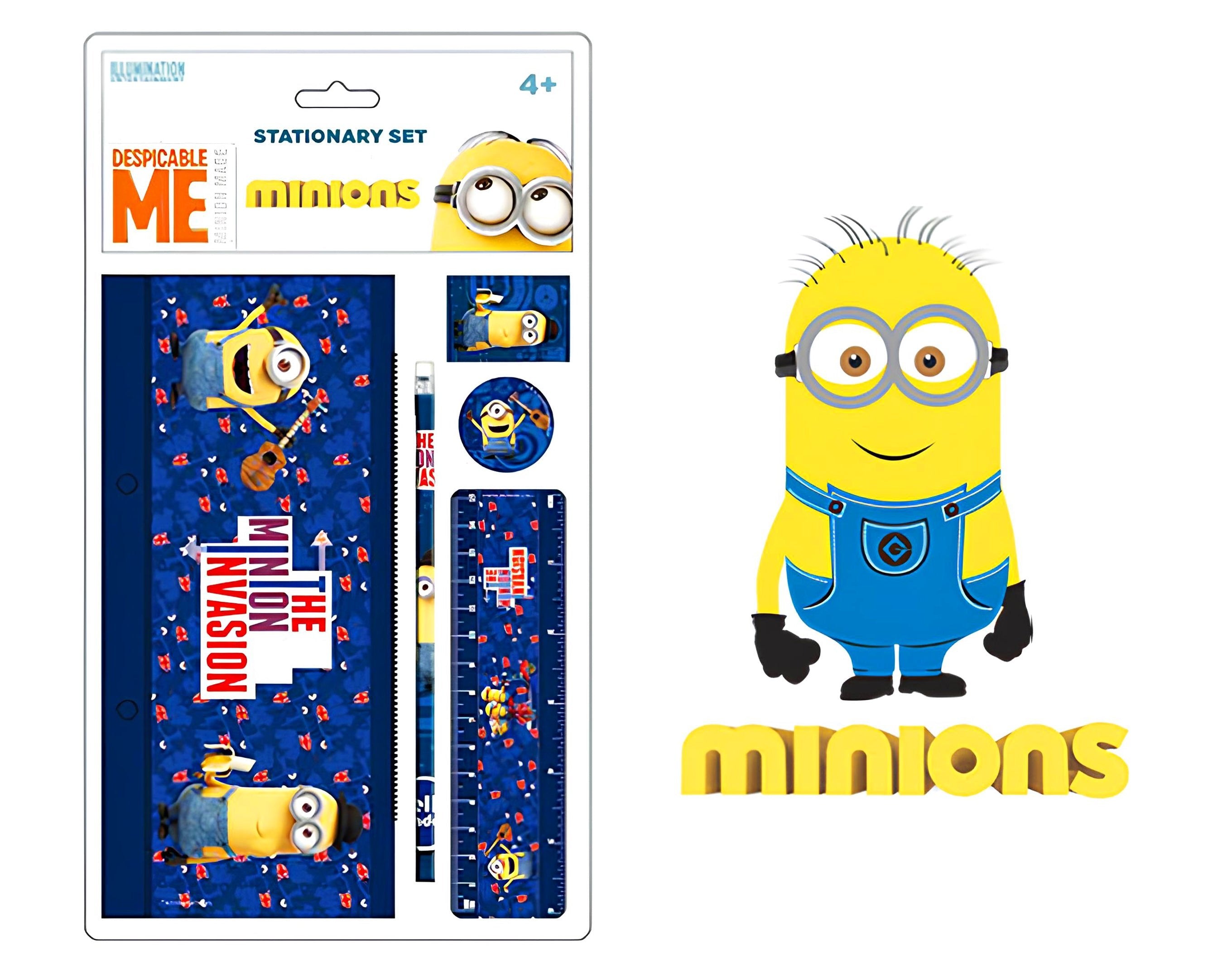 Amscan 9907322 - Mini candele per figurine Despicable Me Minions Happy Birthday, 4 pezzi, candele per torte Amscan 9907322 - Mini candele per figurine Despicable Me Minions Happy Birthday, 4 pezzi, candele per torte