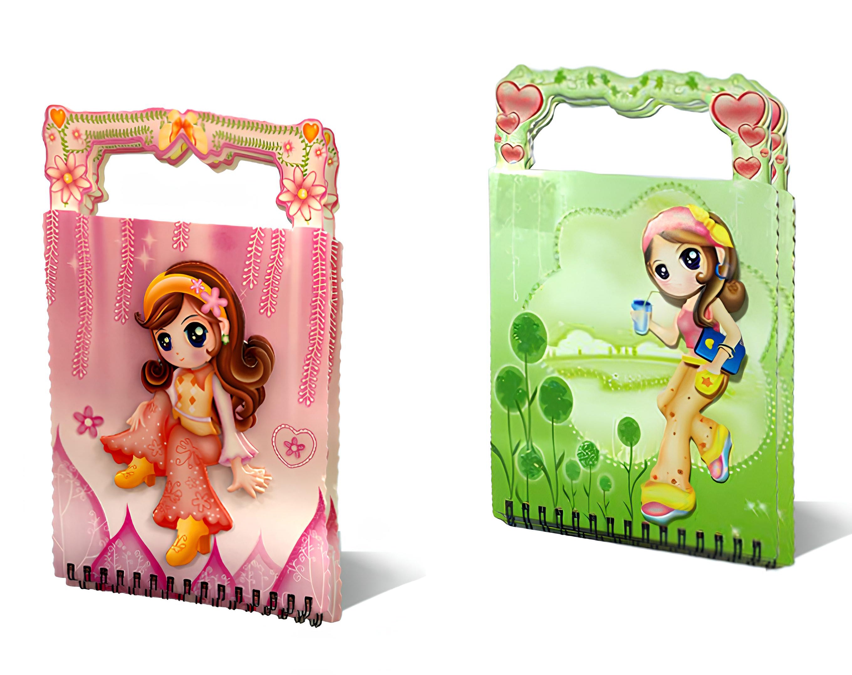 NOTEBOOK BORSETTA BIMBA | Incarto PPL per uova di Pasqua al cioccolato DAGERAF