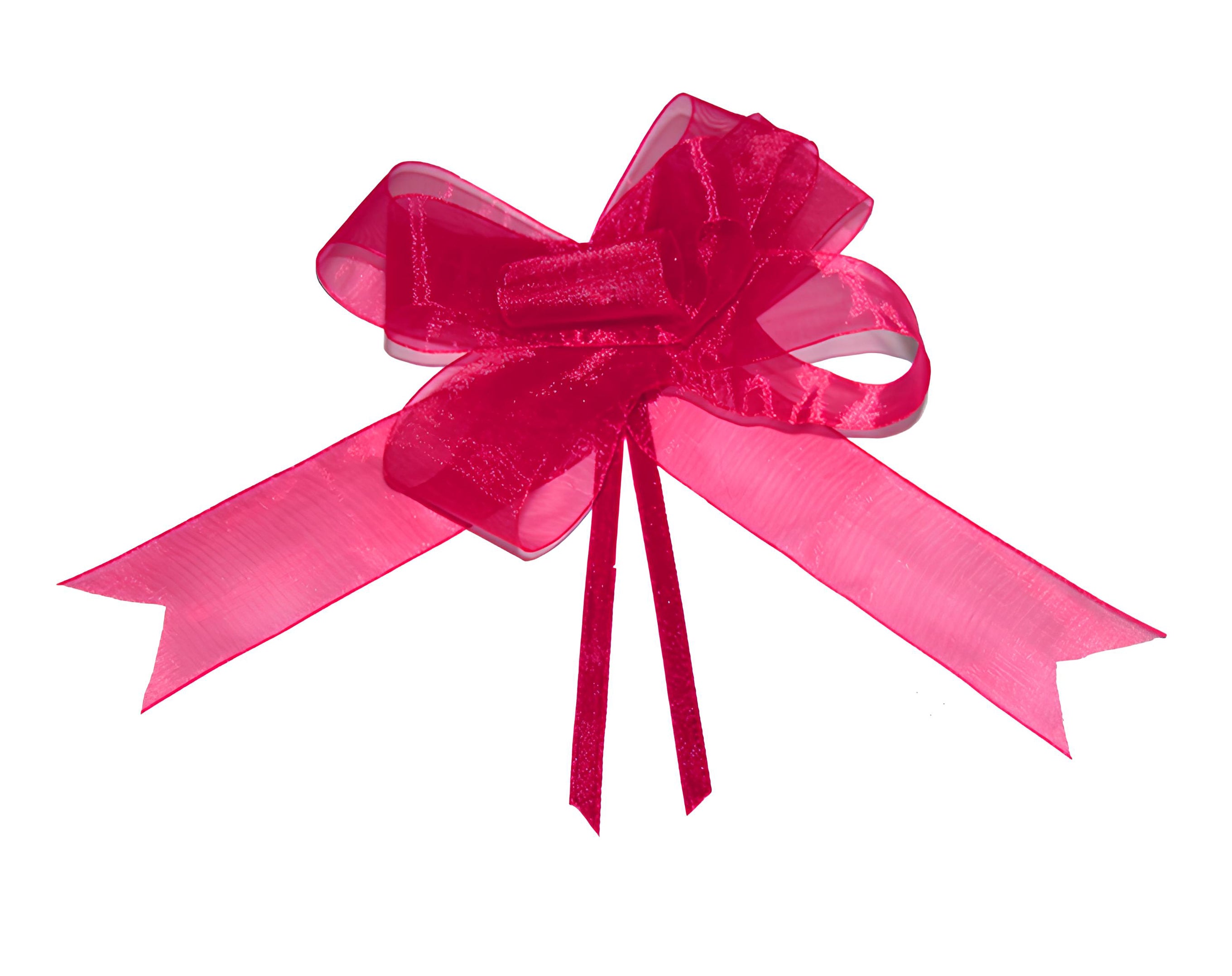 FIOCCO SVELTO ORGANZA CM 4 FUCSIA | Incarto PPL per uova di Pasqua al cioccolato DAGERAF