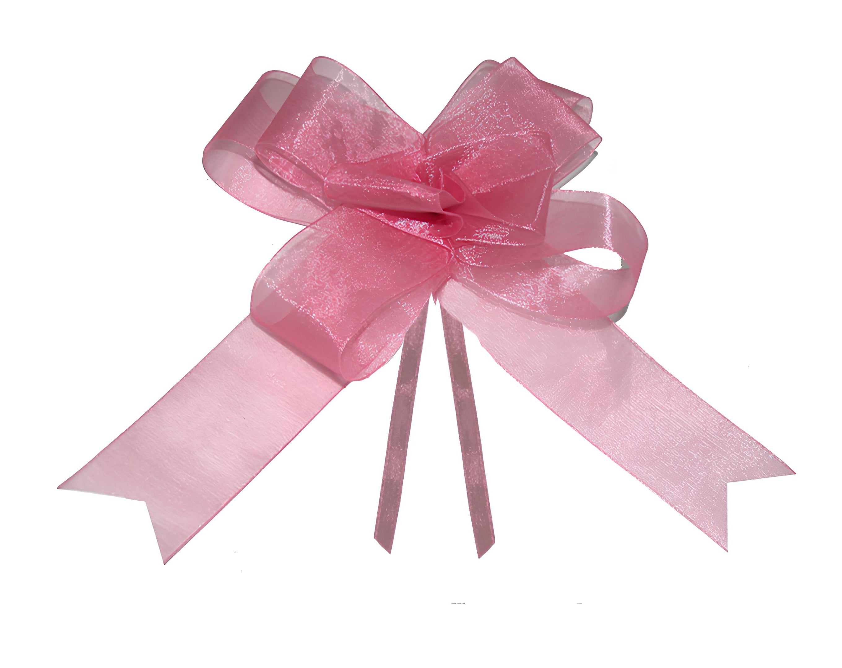 FIOCCO SVELTO ORGANZA CM 4 ROSA ANTICO | Incarto PPL per uova di Pasqua al cioccolato DAGERAF